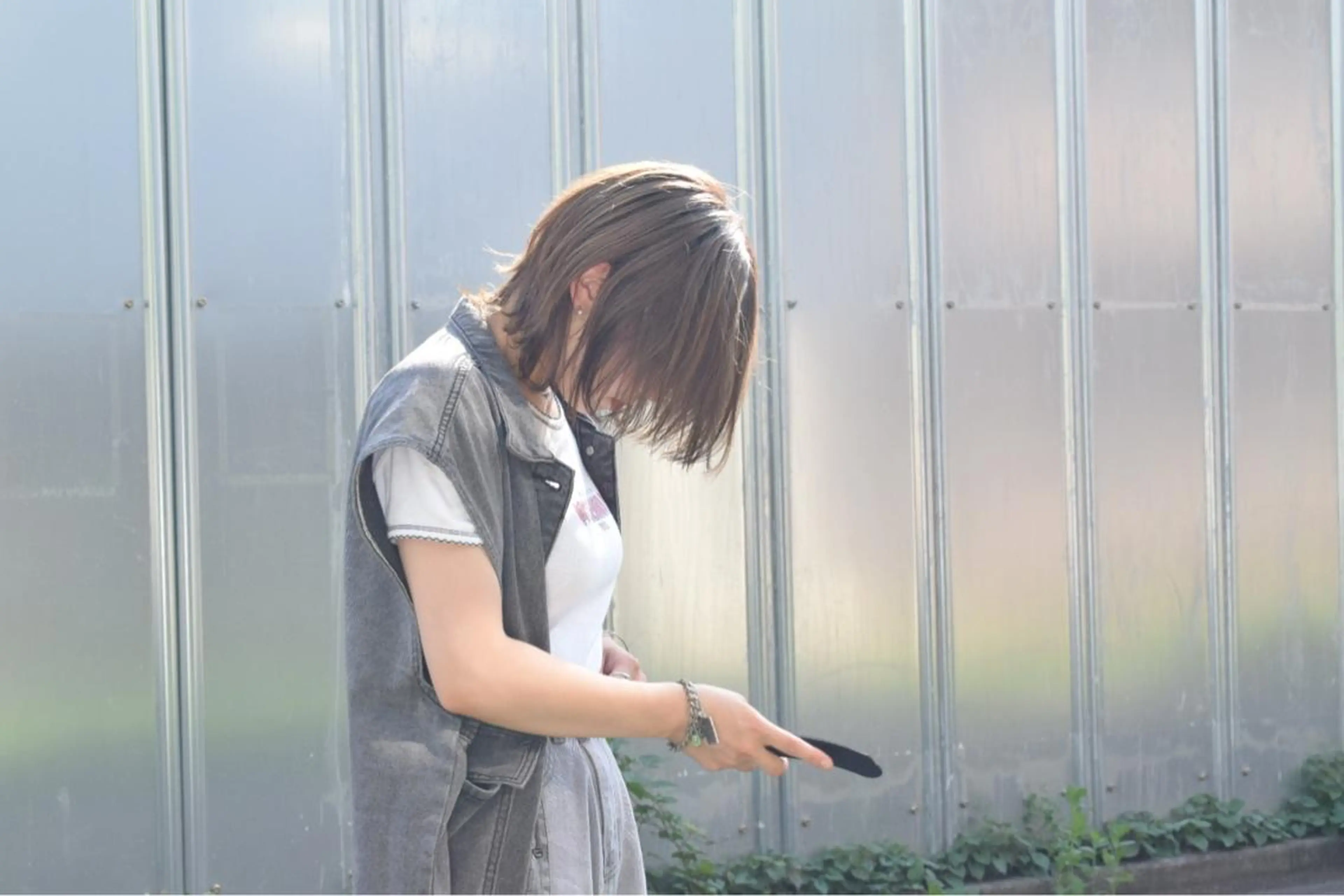 ミディアム 🐺ウルフ/レイヤー カット/高嶋湧大のヘアスタイル