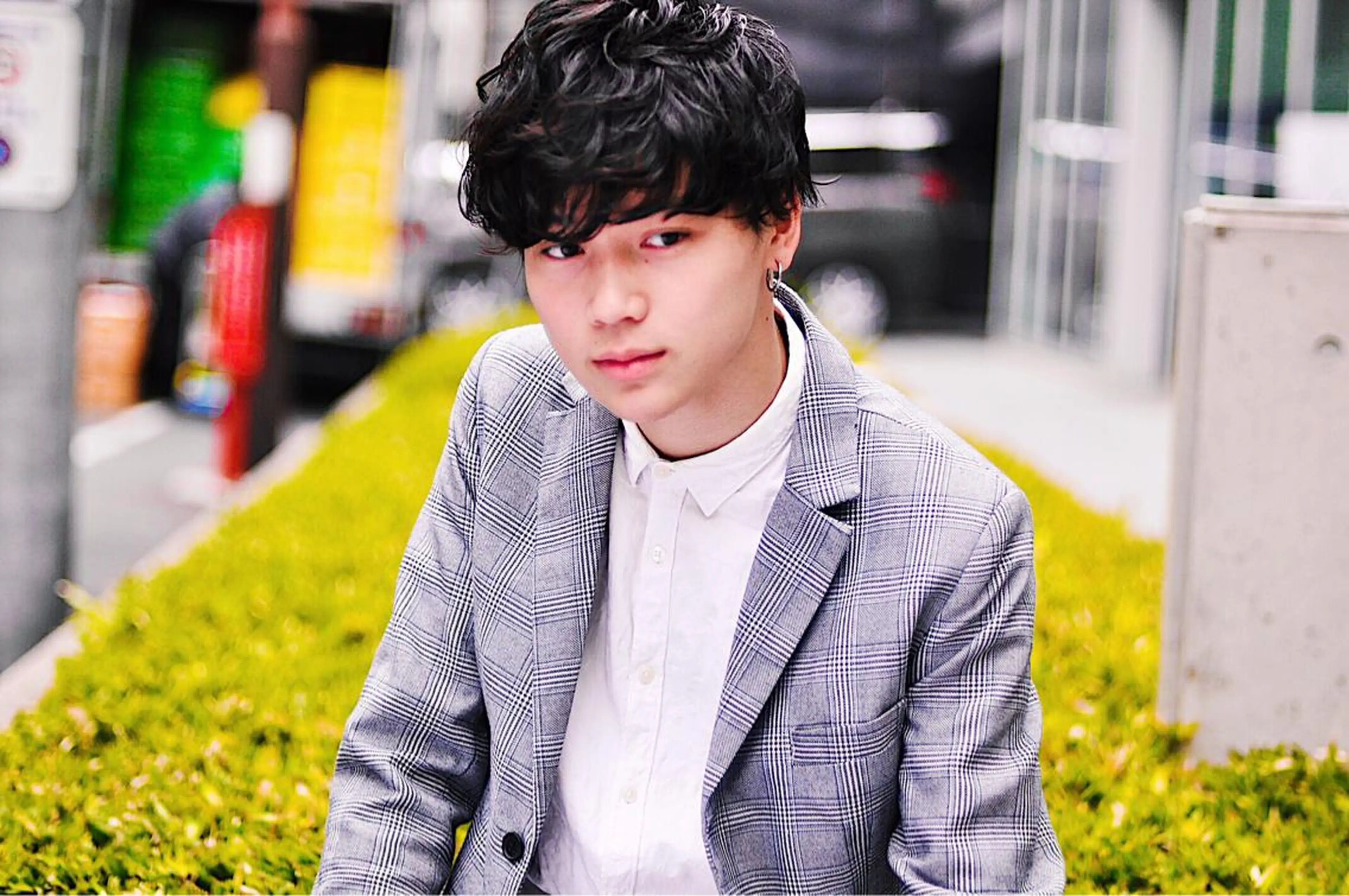 ショート カラー パーマ ヘアアレンジ メンズ メンズパーマ 野口 秀人 🫧髪質改善🫧のヘアスタイル