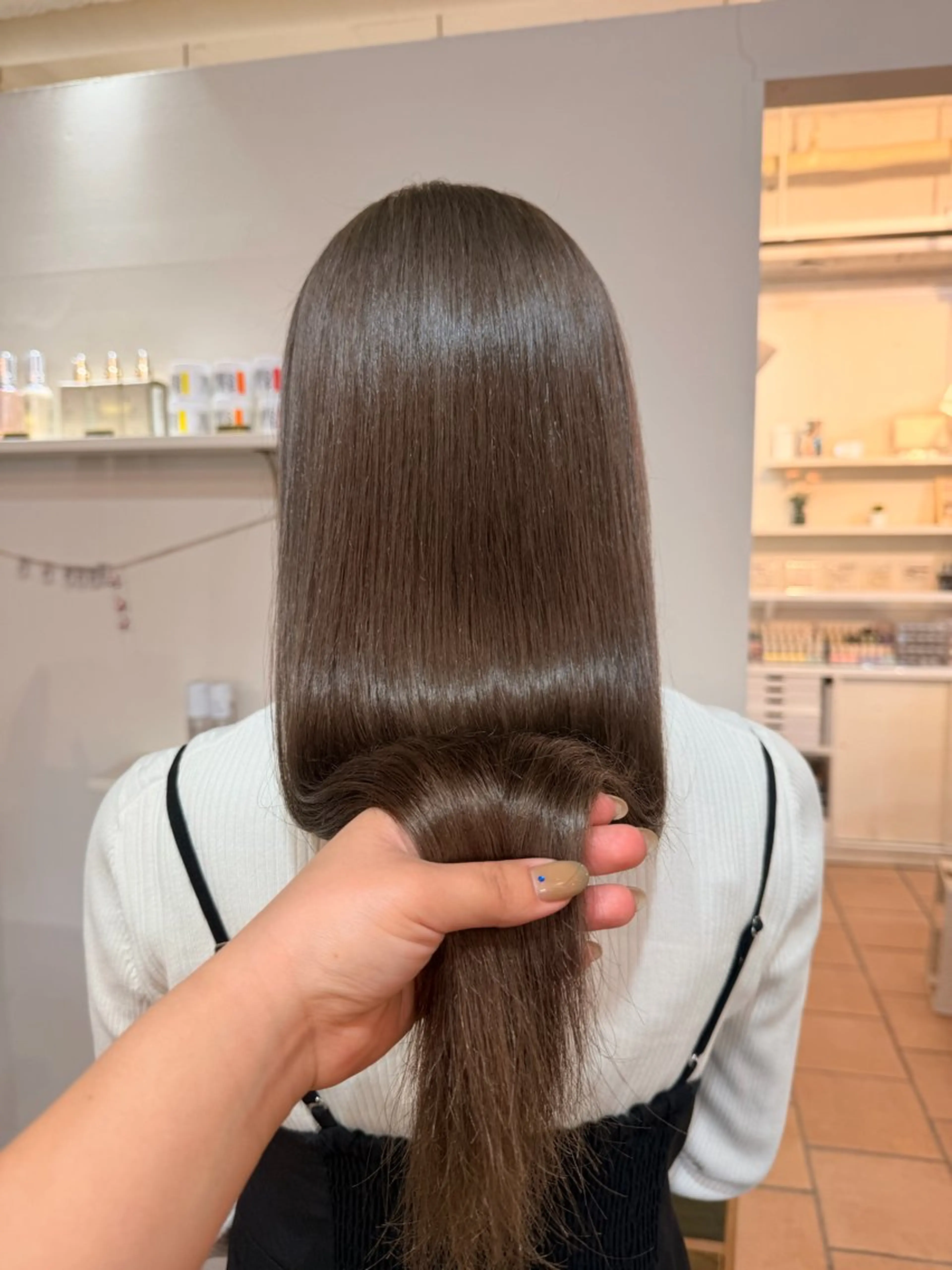 ロング 透明感カラー☆スパ☆ 石上遥楓のヘアスタイル