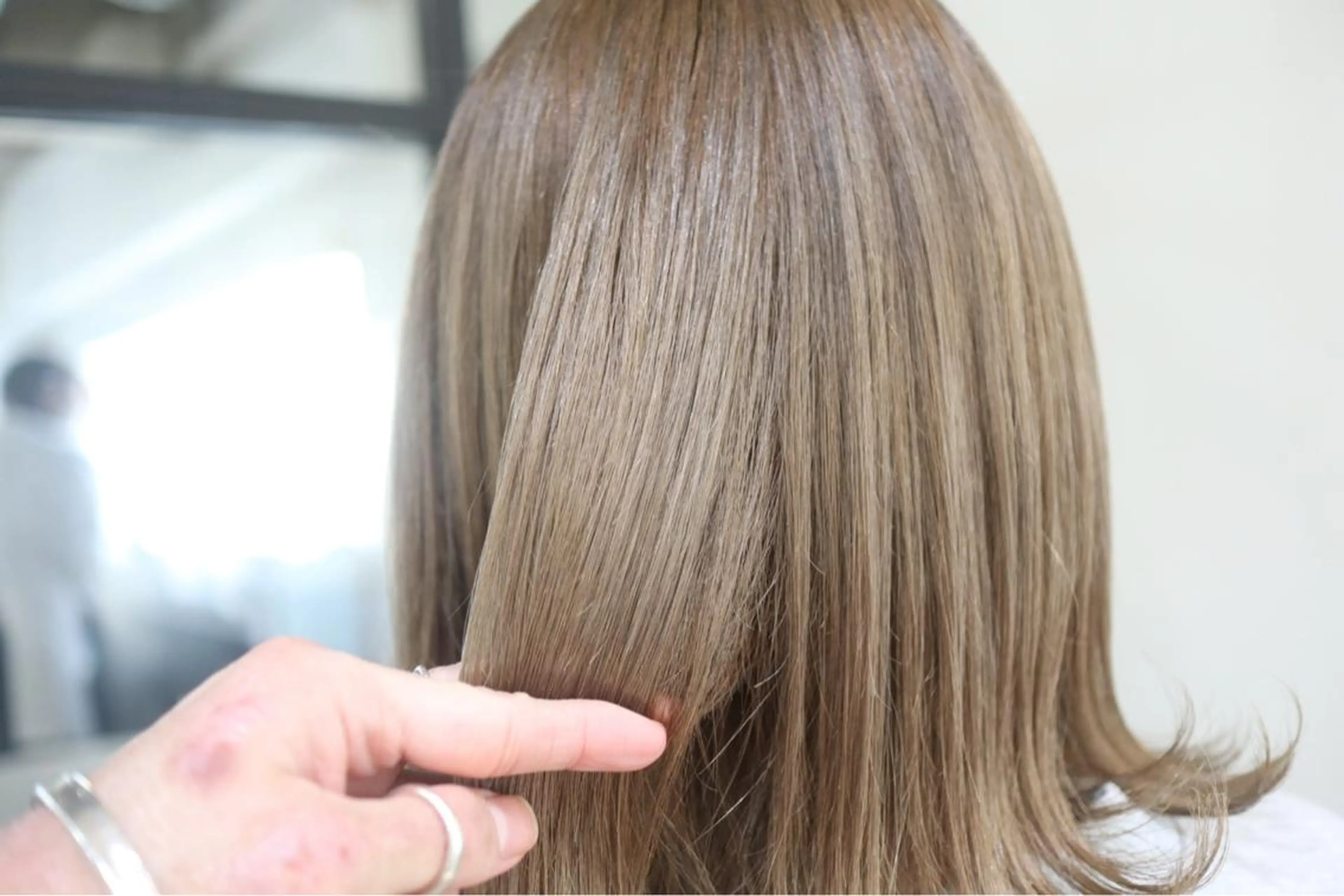 ミディアム カラー アディクシーカラー ベージュカラー ブリーチ ケアブリーチ ダブルカラー ✨池袋ブリーチ特化 Hibiki✨のヘアスタイル