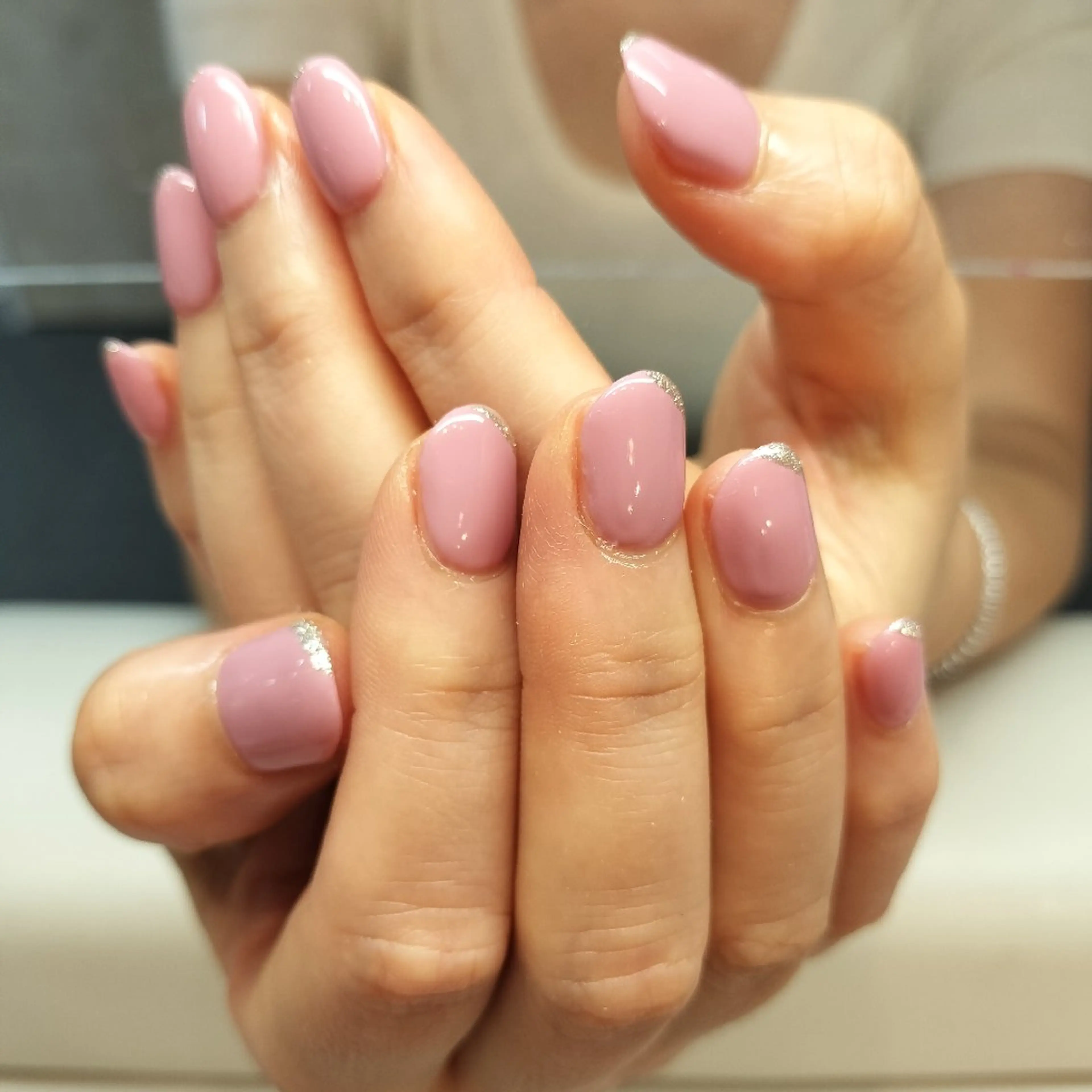 ネイル シンプルネイル She by M【シーバイエム】パラジェル/ニュアンスネイル所属・She by M. Ryoukaのネイルデザイン