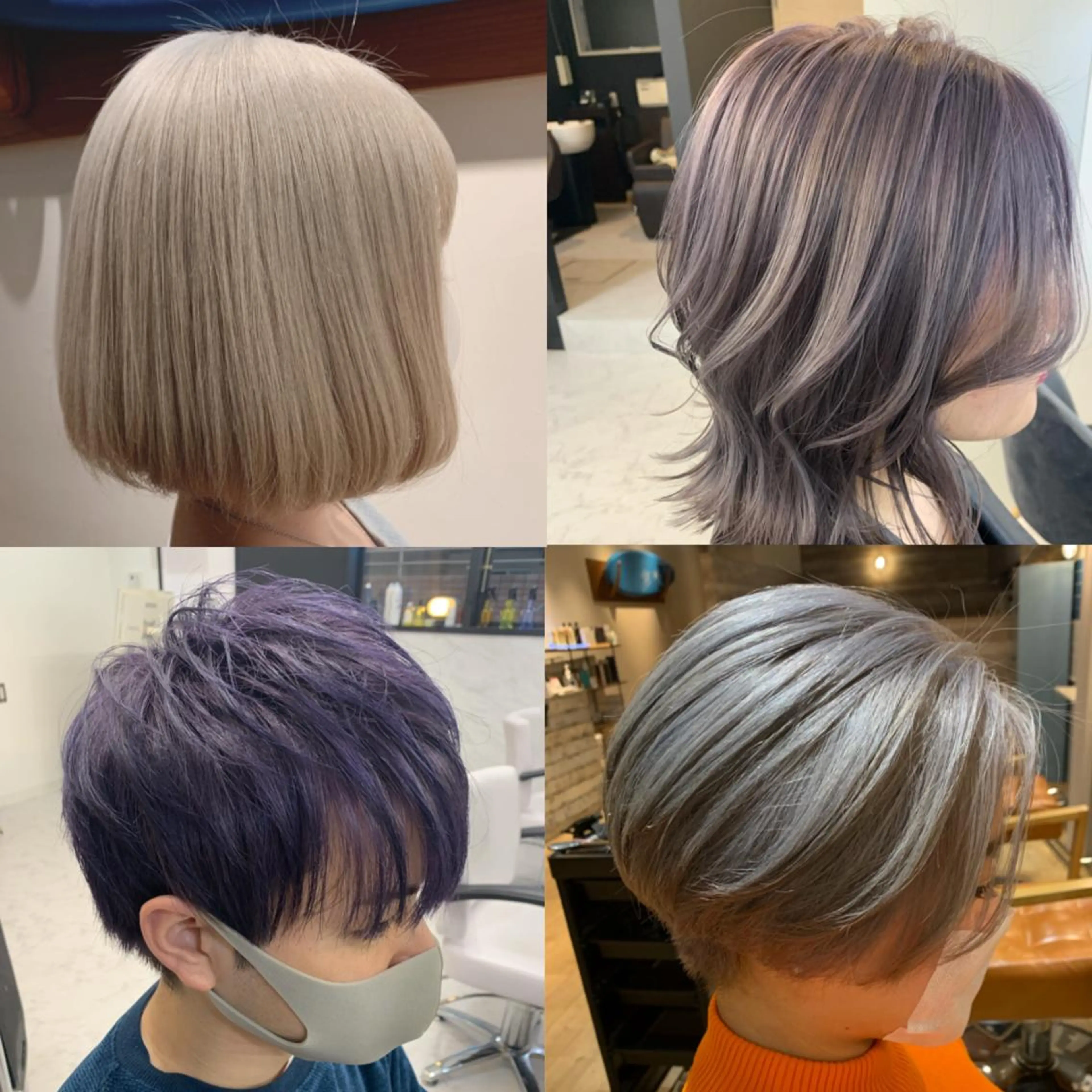 ミディアム カラー メンズ カット ヘアカラー トリートメント 🦋韓国ヘア 坂本 菜摘🦋のヘアスタイル