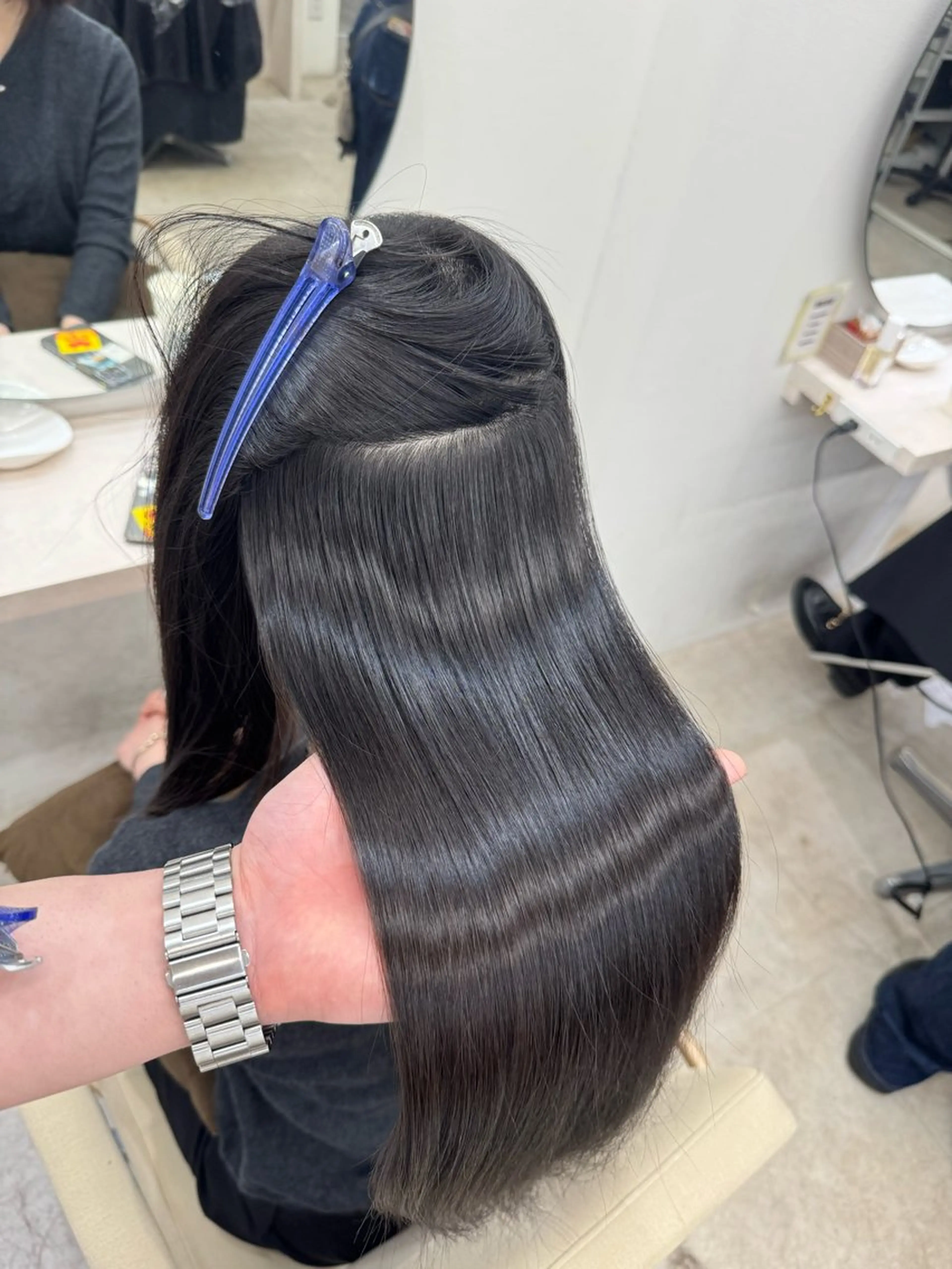 ロング 髪質改善 縮毛矯正 カット 縮毛矯正 トリートメント 髪質改善×縮毛矯正 Core 片山健太のヘアスタイル