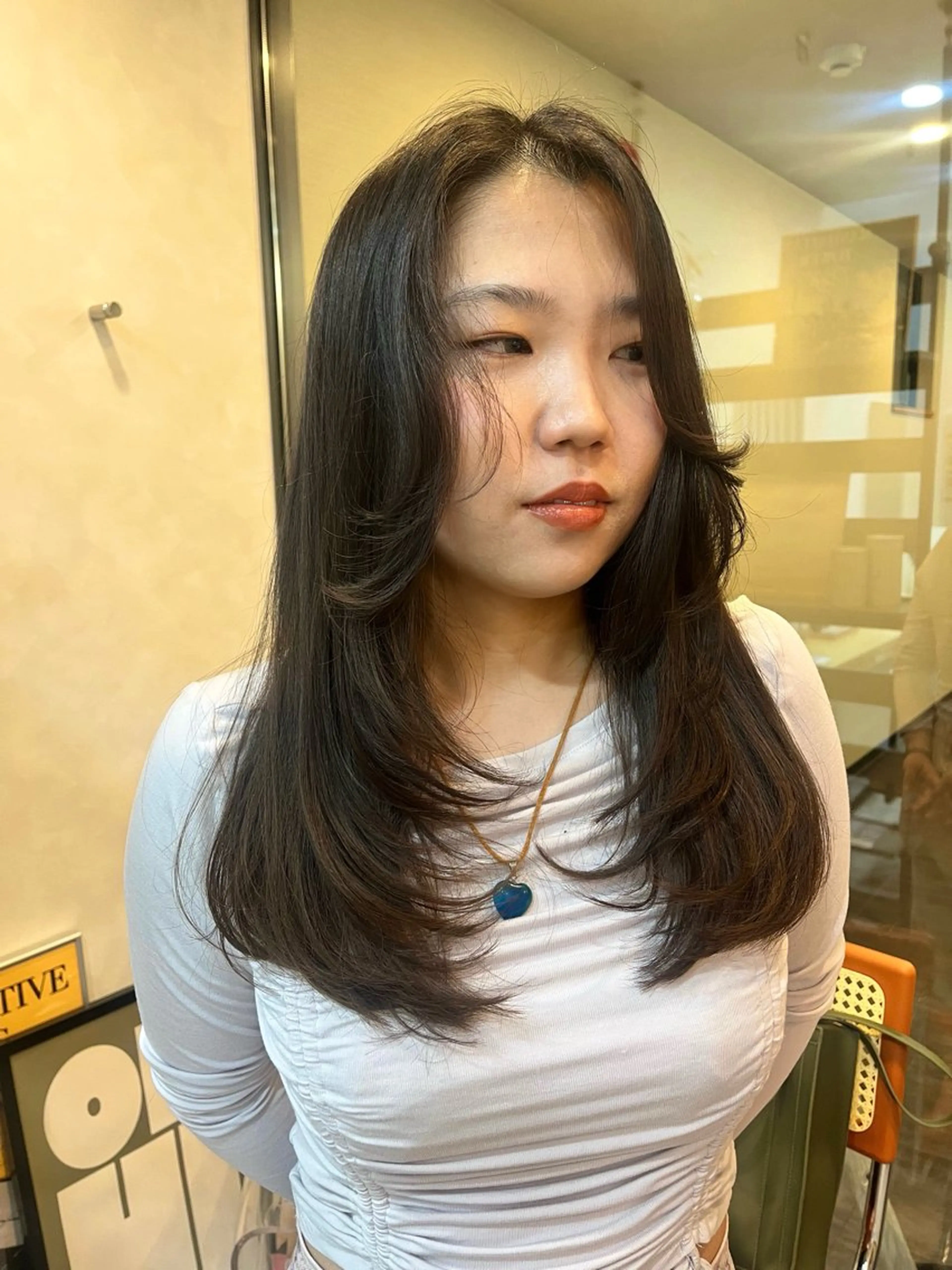 ロング パーマ レイヤーカット パーマ レイヤー/暖色/ 髪質改善/永礼芳果のヘアスタイル