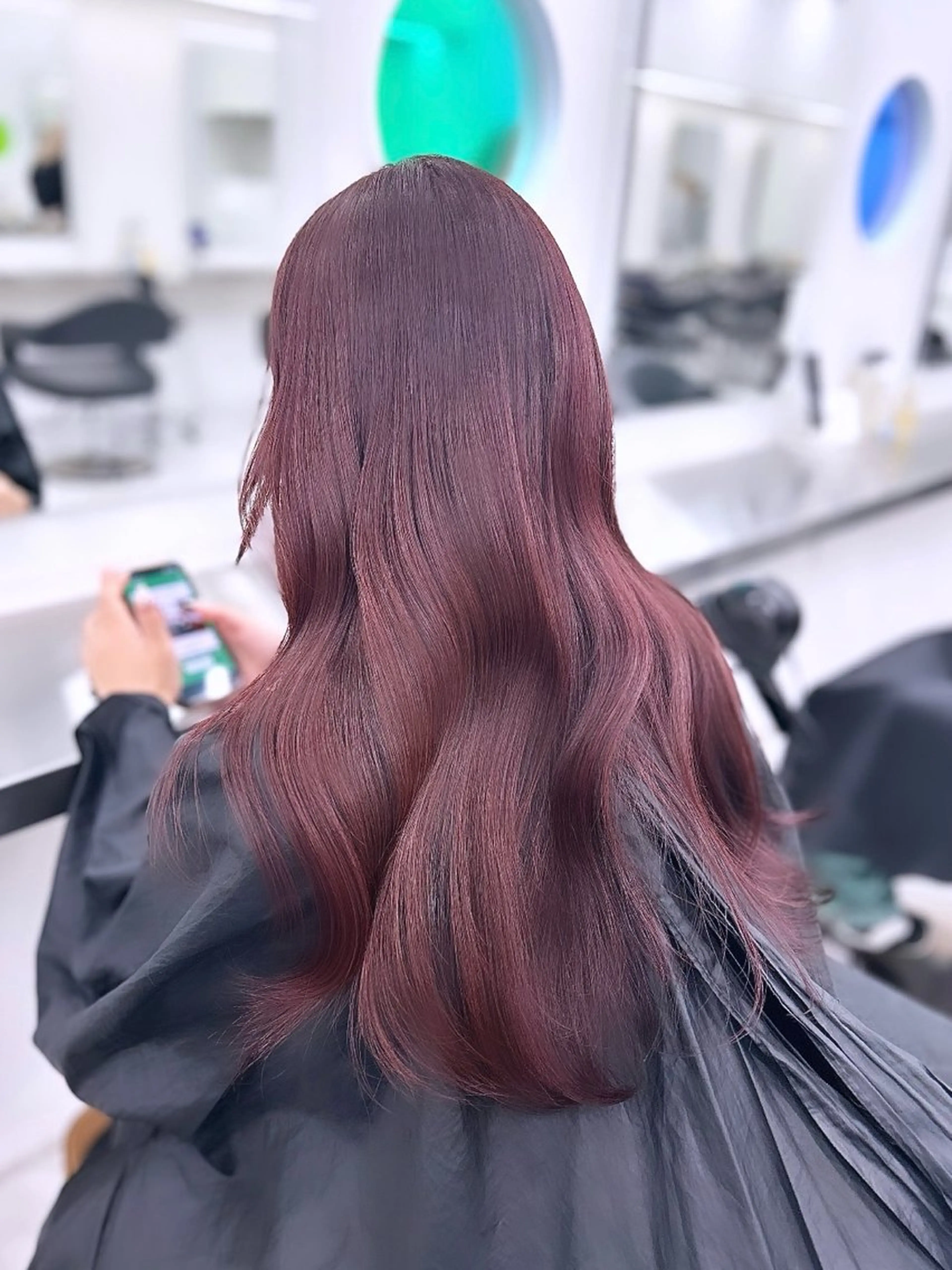 ロング ヘアカラー トリートメント ヘッドスパ ヘアセット 🥀艶髪/似合わせ 暖色/まな🥀のヘアスタイル