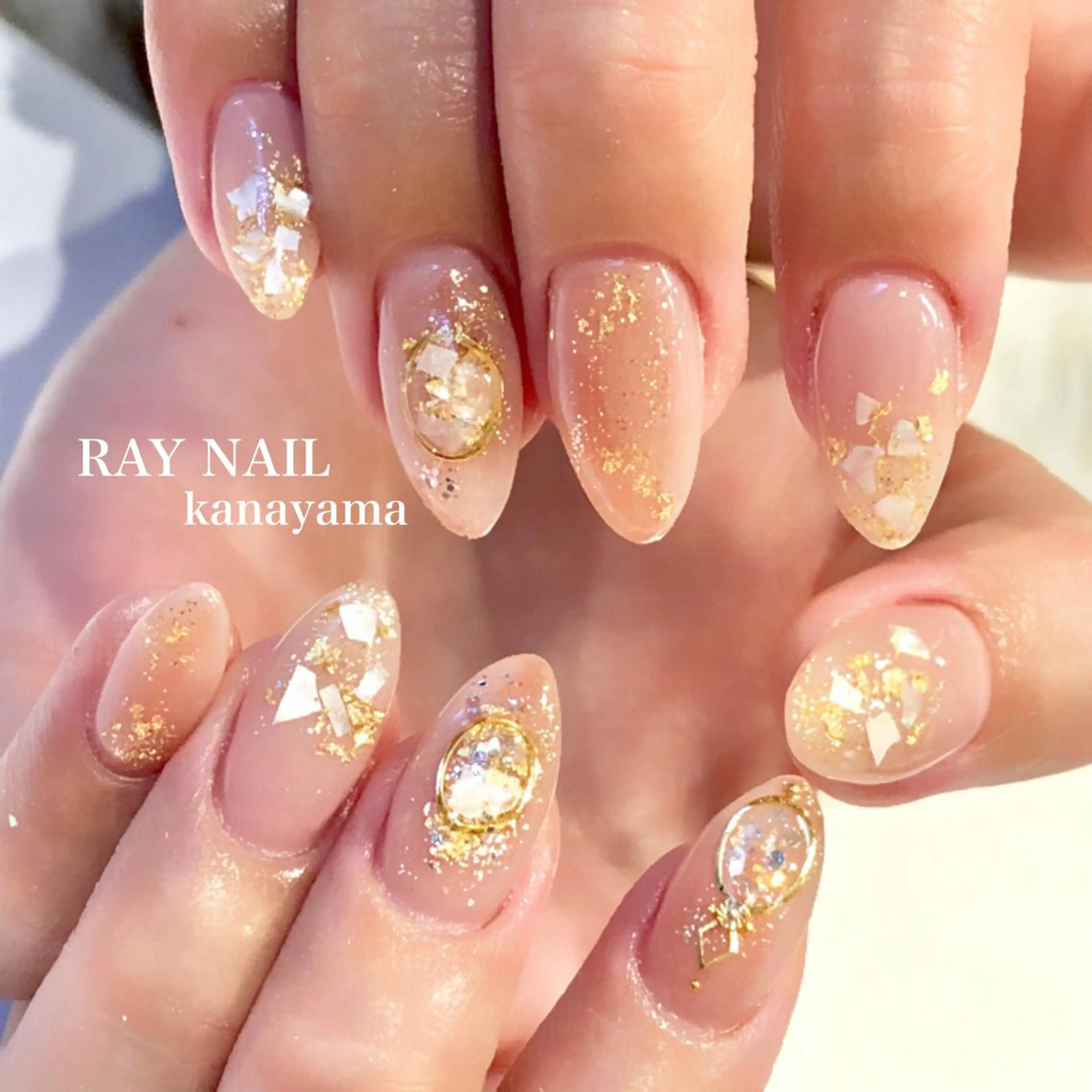 ネイル 成人式 ニュアンスネイル スカルプネイル ショートネイル ハンドネイル Arowa 伊田のネイルデザイン