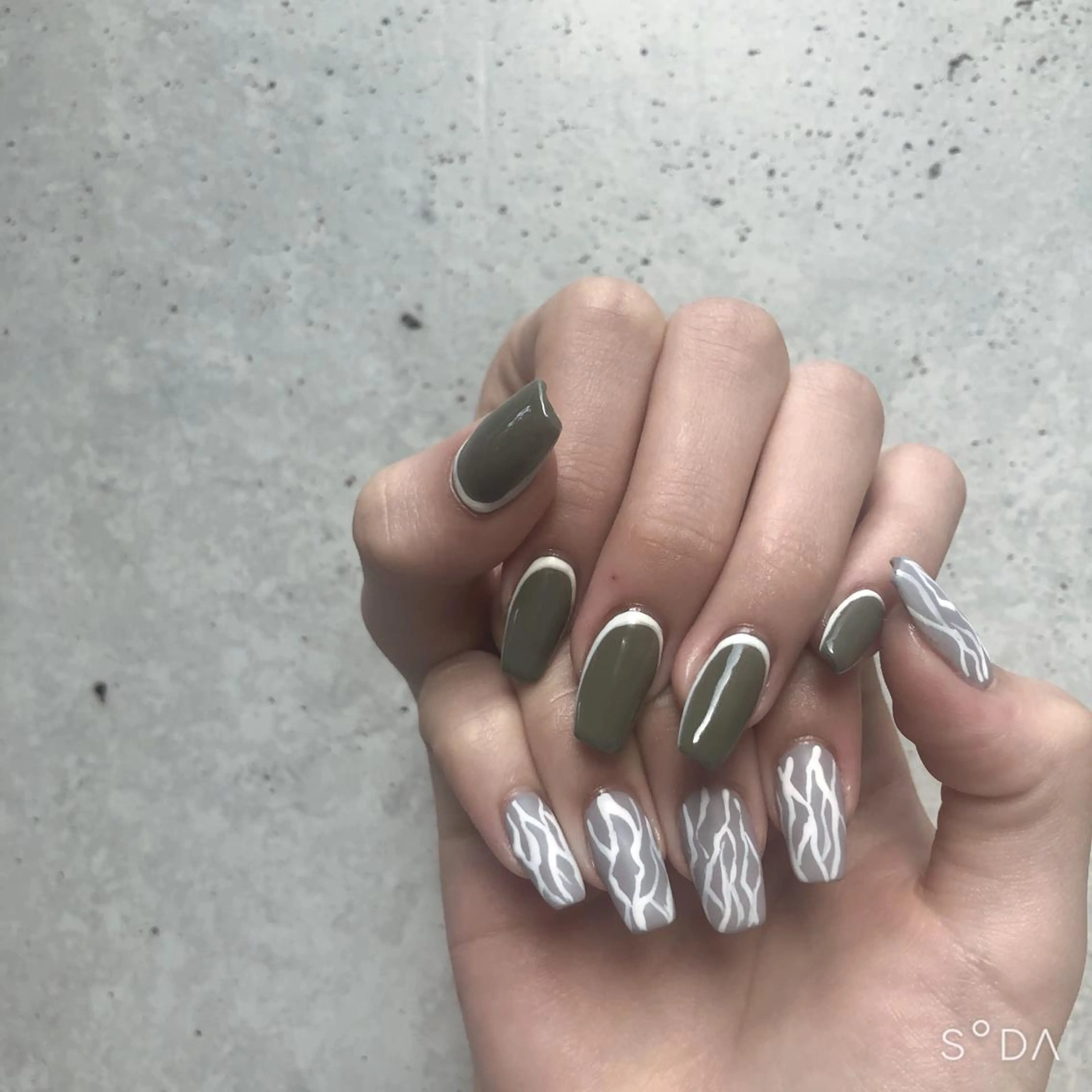 ネイル アニマル柄 アートネイル ジェルネイル マットネイル 持ち込み You kyehwaのネイルデザイン