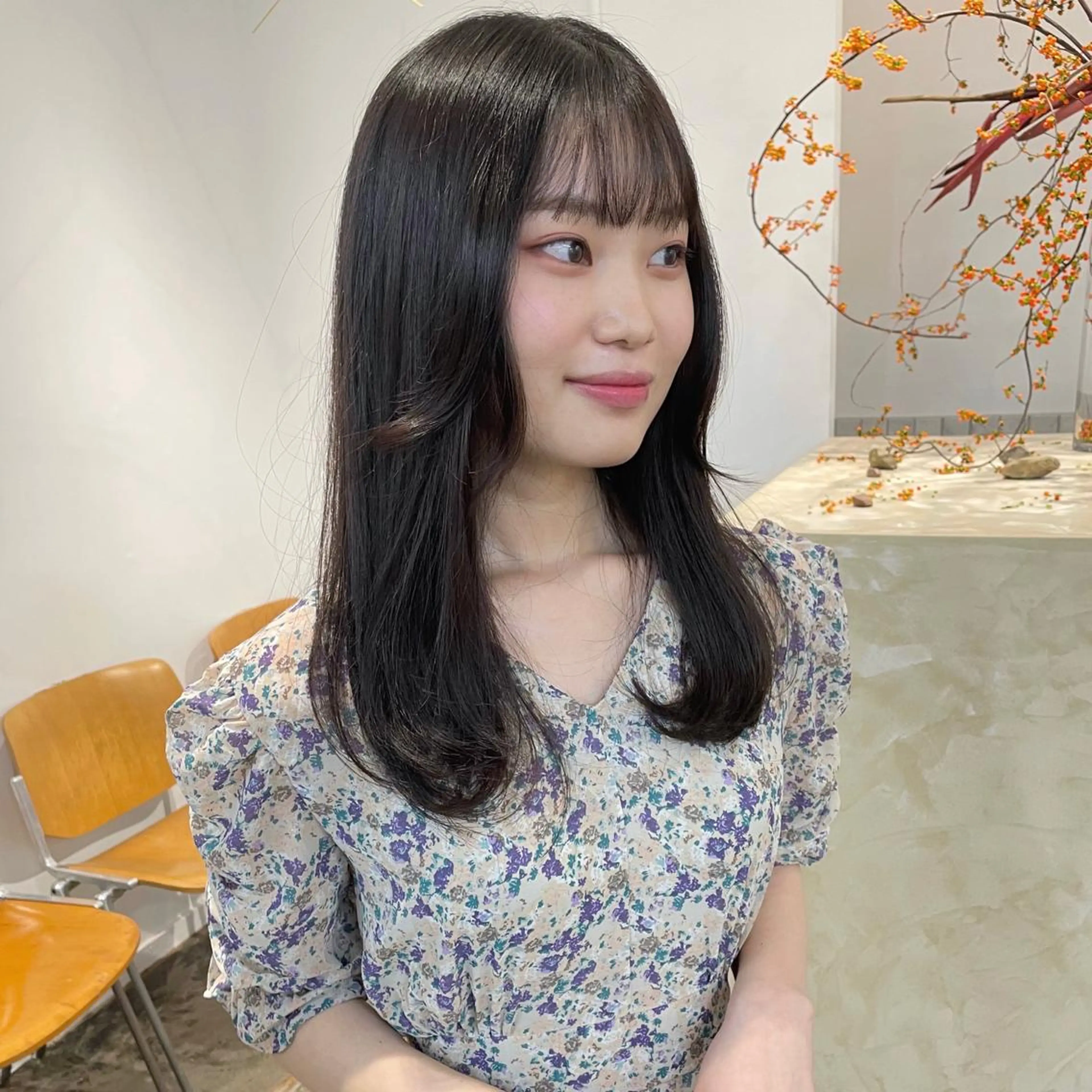 ロング くびれヘア 韓国風ヘア レイヤーカット スギヤマ ショウゴのヘアスタイル