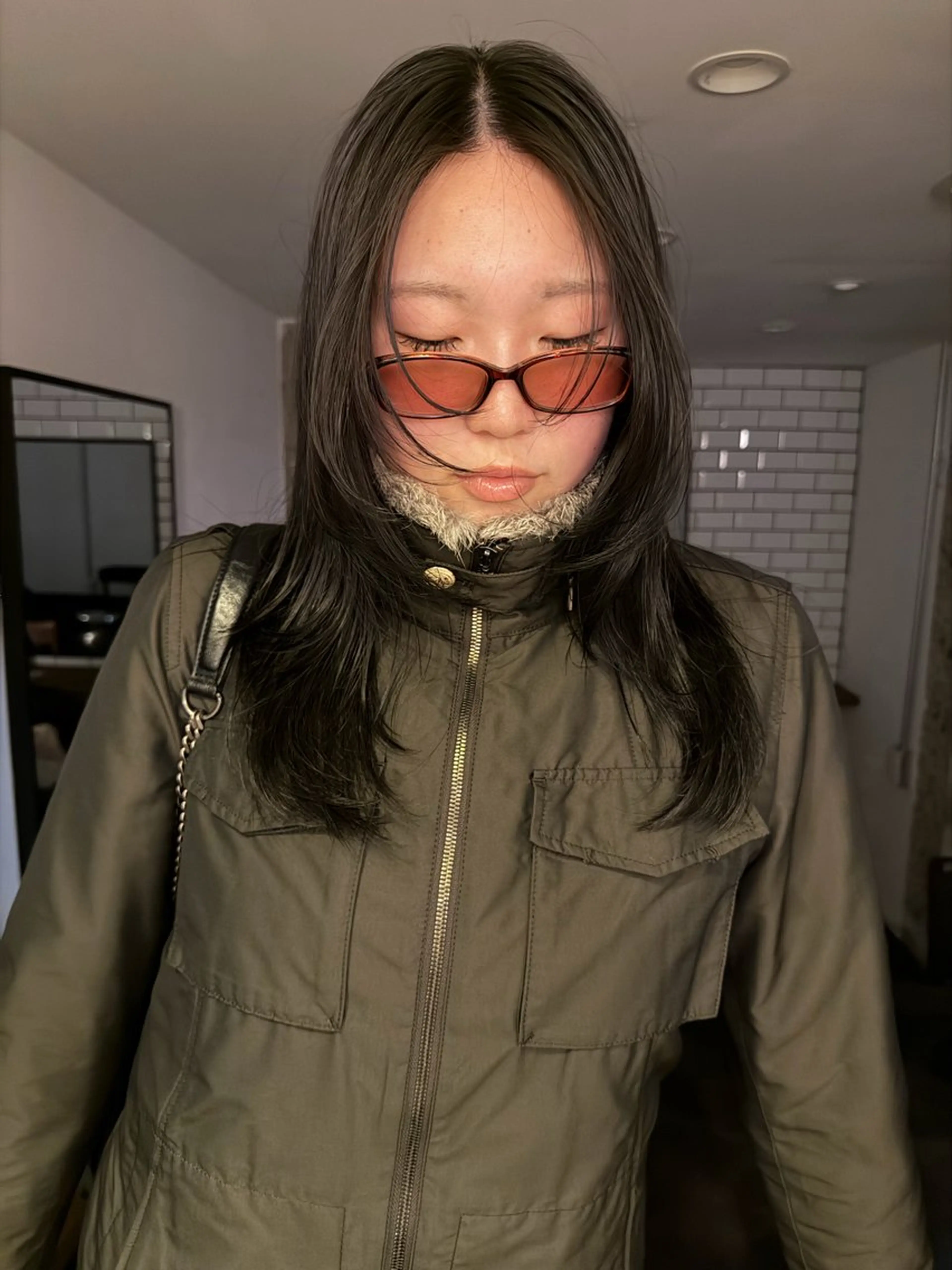 カラー ヘアカラー トリートメント ヘッドスパ ヘアセット beige/ 海碧のヘアスタイル