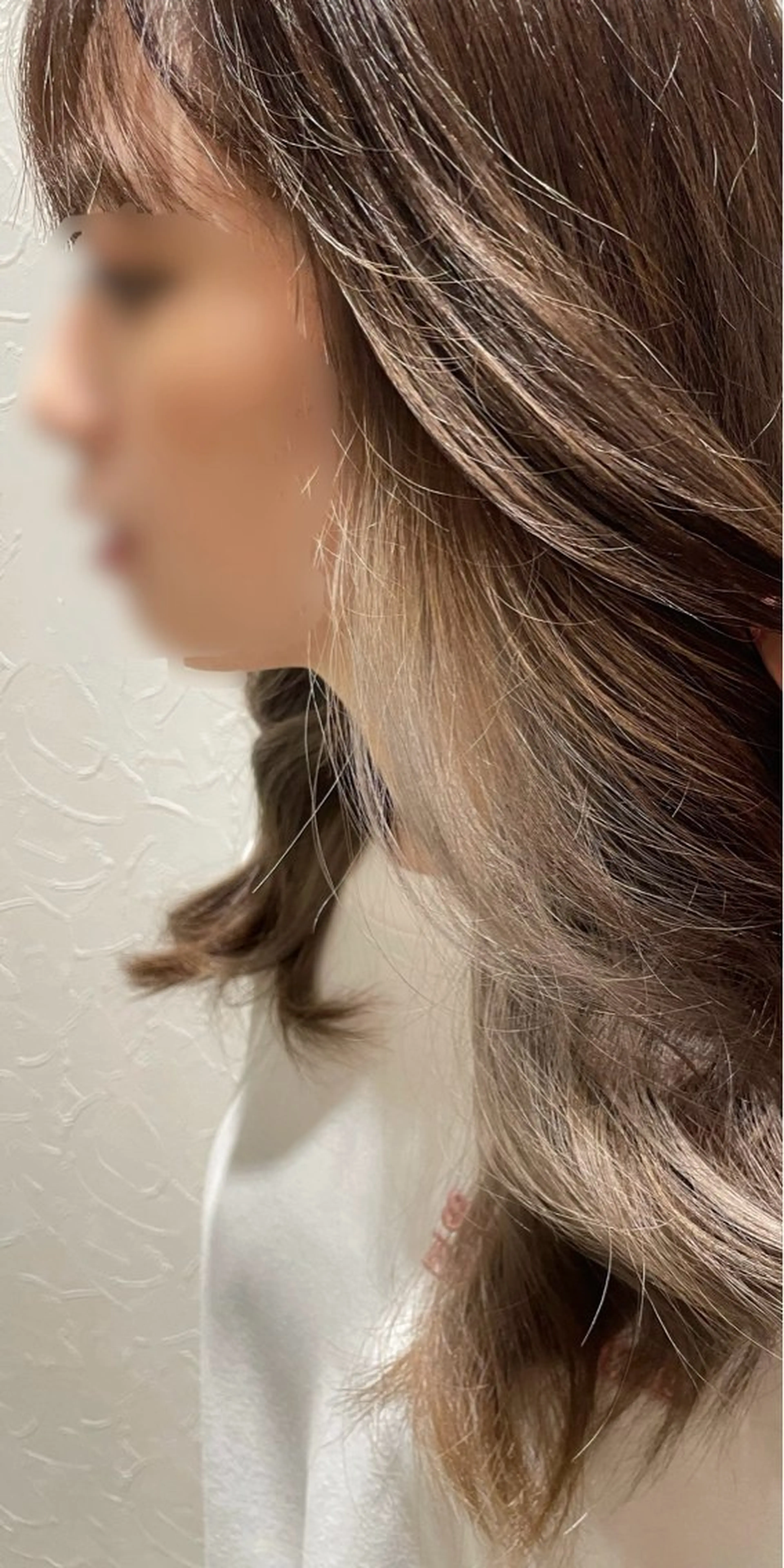 ブリーチオンカラーの写真