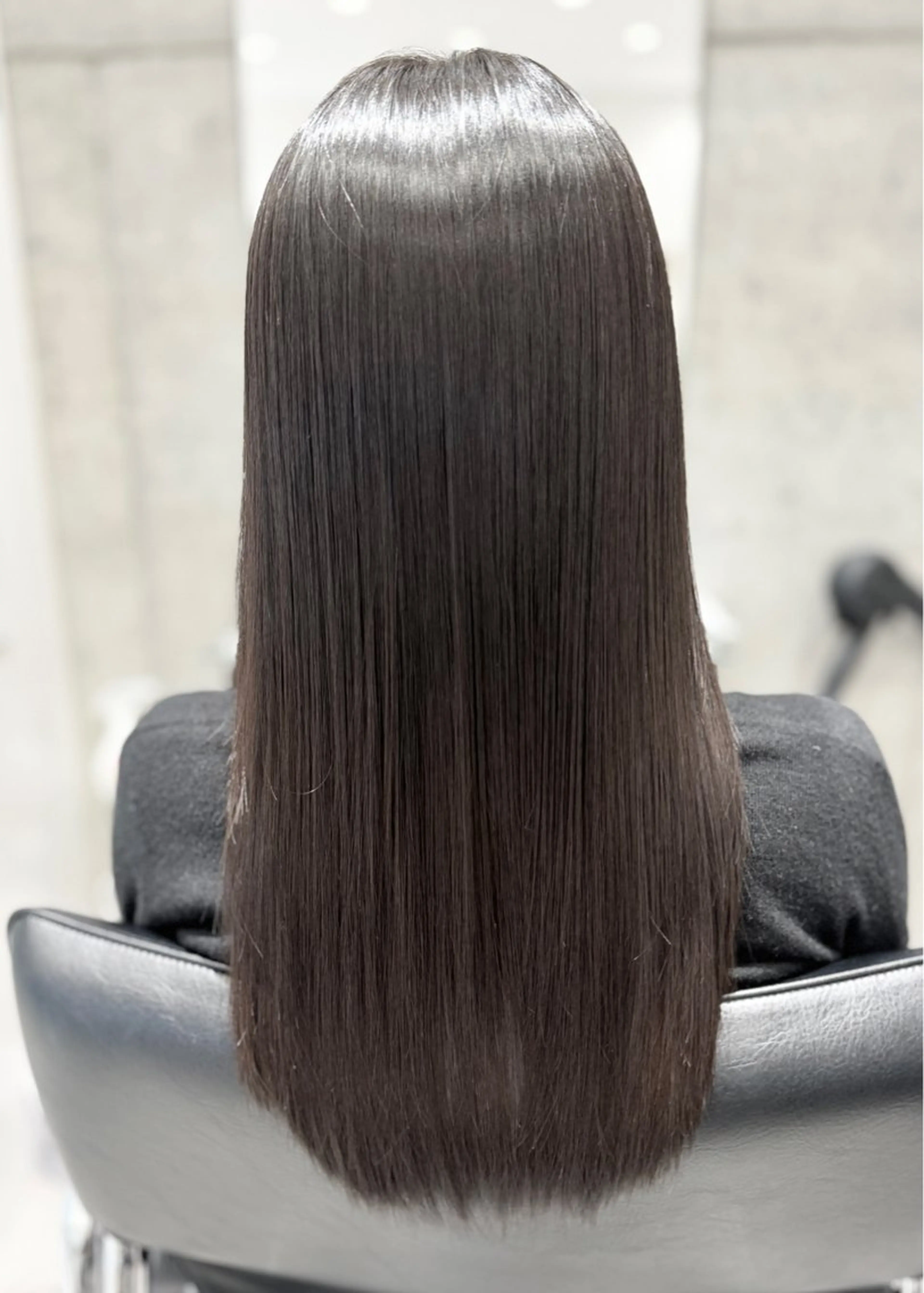 ロング ドライ カット✂️髪質改善のヘアスタイル