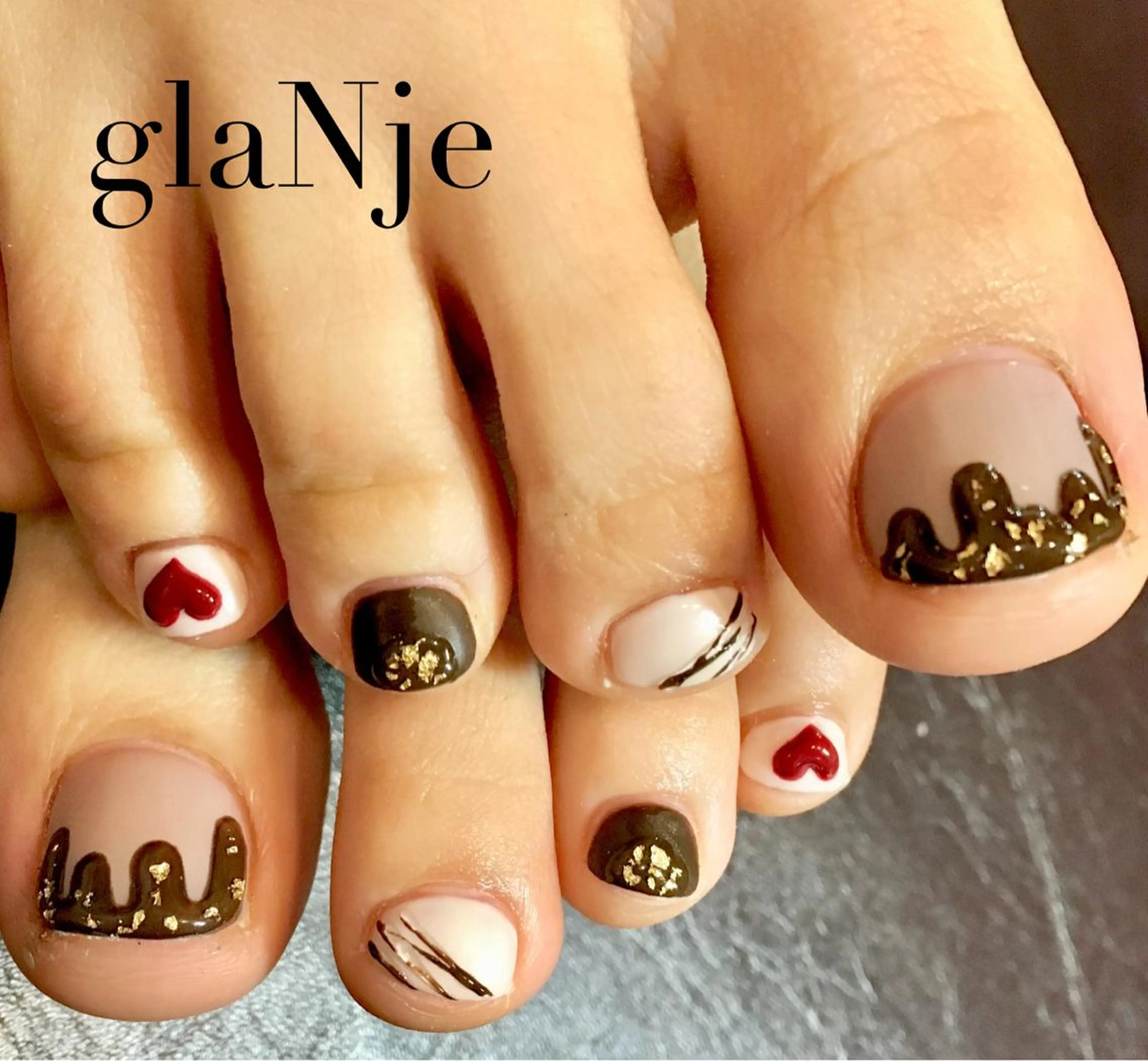 ネイル バレンタイン glaNje部谷 (オーナー)のネイルデザイン