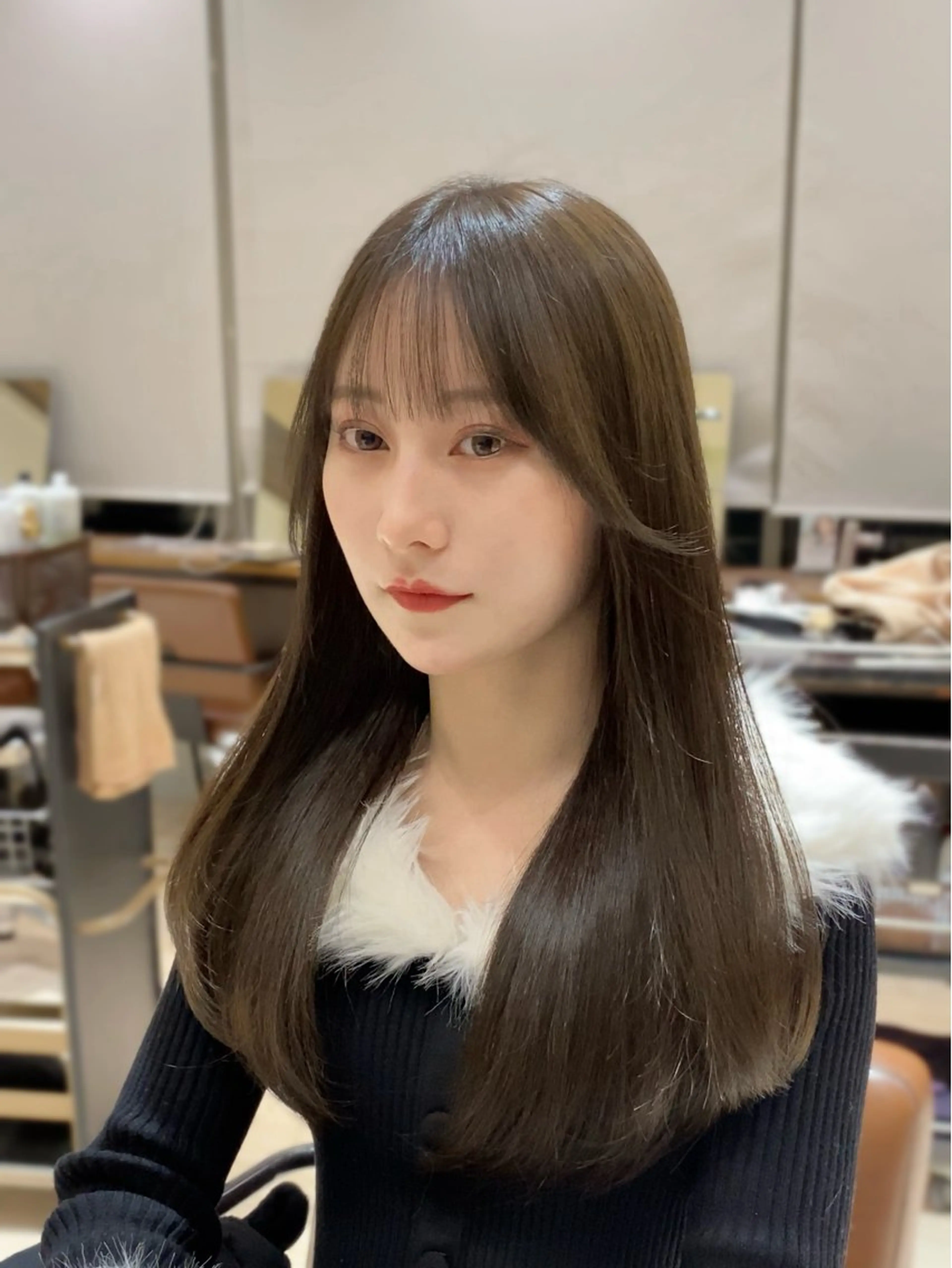 ロング カラー 顔周り&ミディアム 特化/池袋/kokiのヘアスタイル