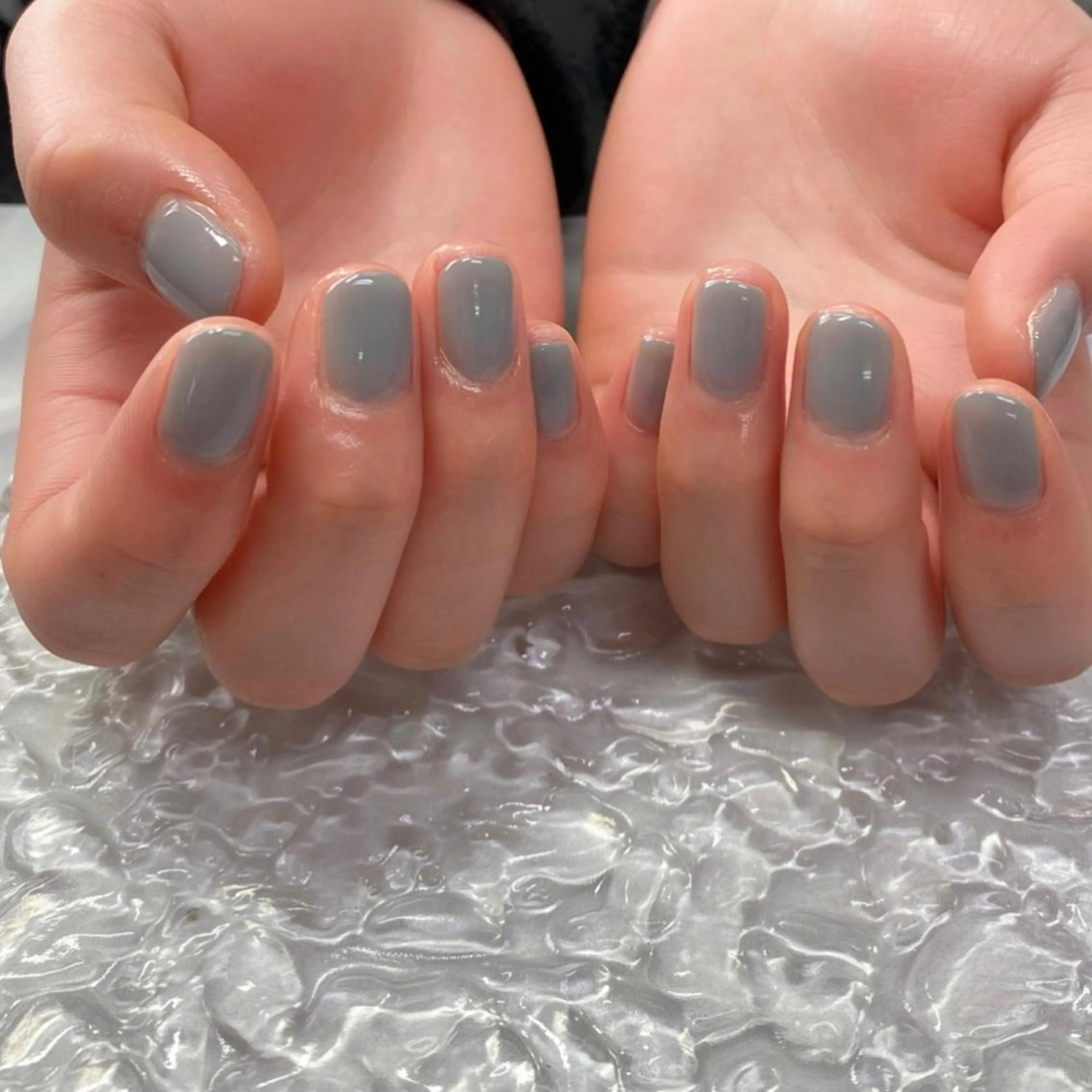 ネイル ブルー カジュアル ショートネイル. Home sweetのネイルデザイン