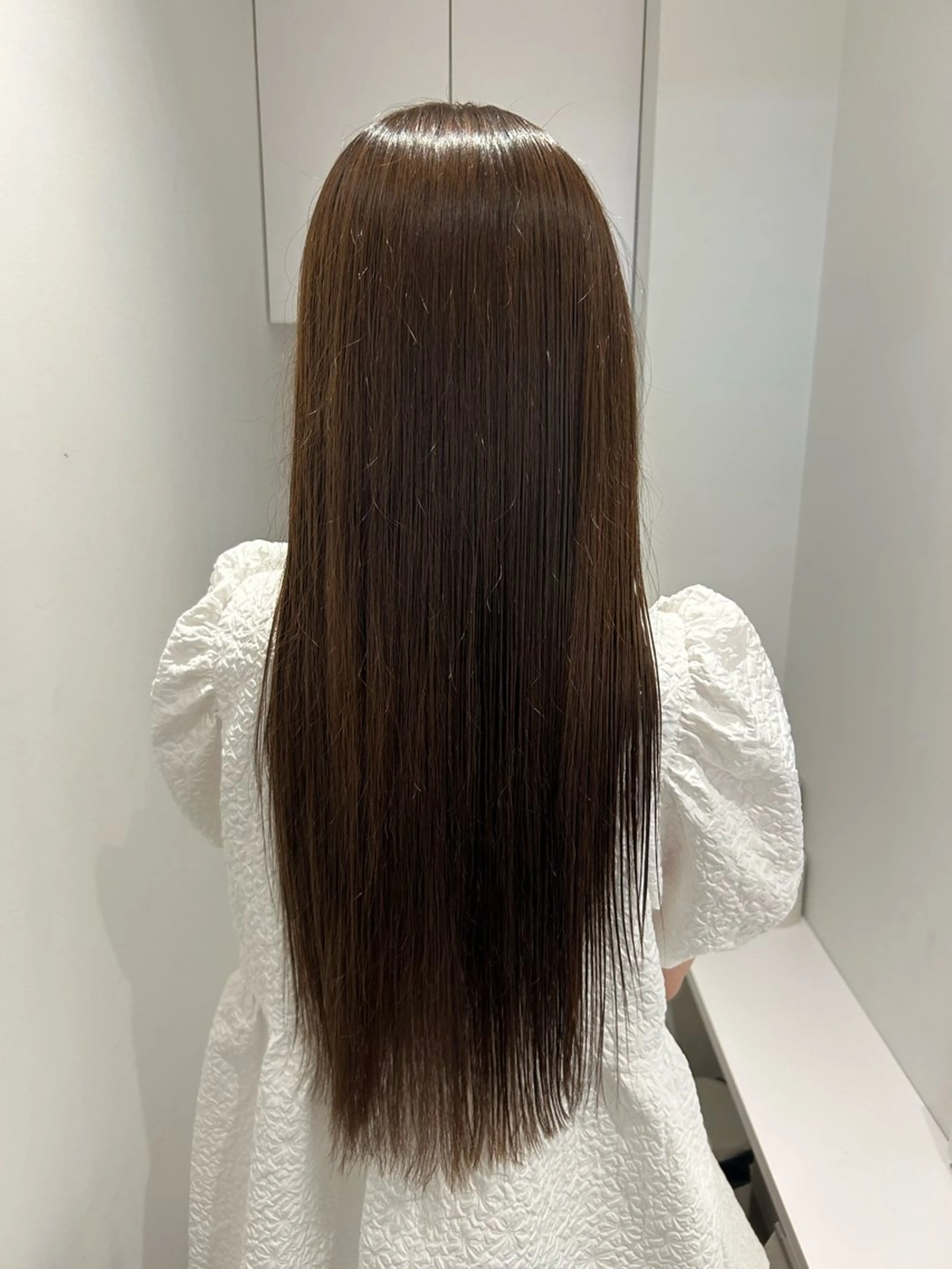 ロング ハルカ 透明感カラー 美髪縮毛矯正🥣のヘアスタイル