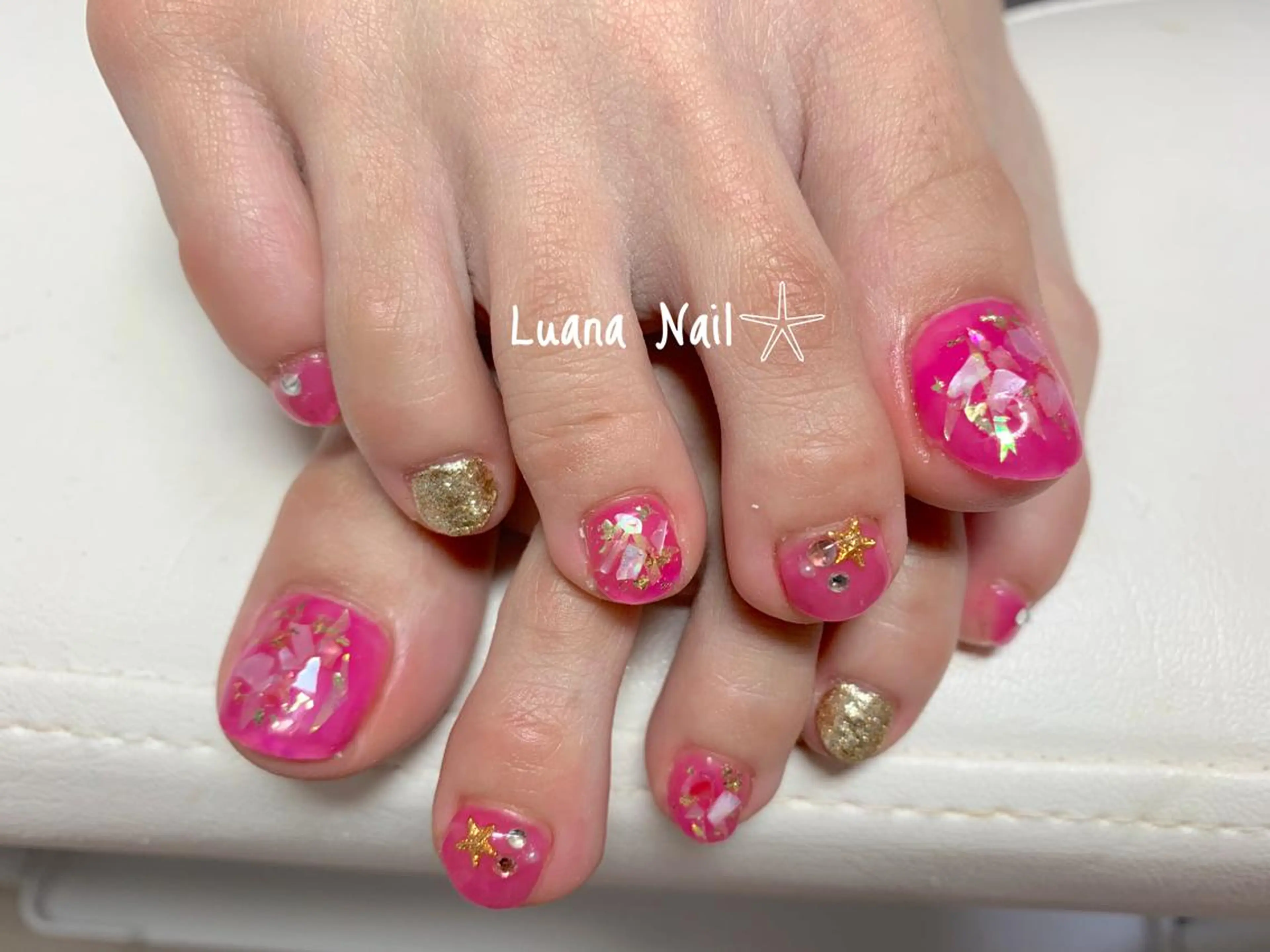 ネイル フットネイル BeauJu by Luana Nailのネイルデザイン