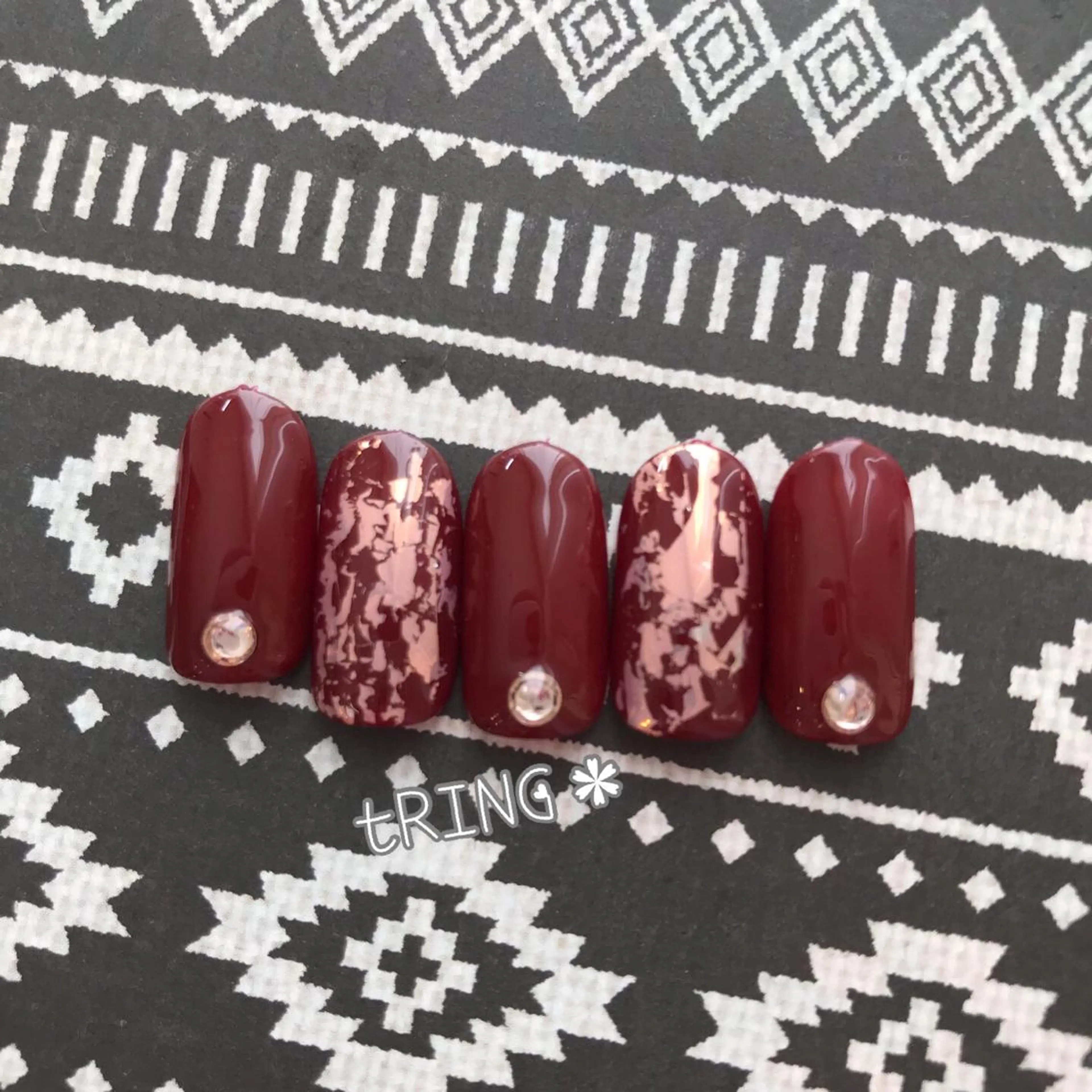 ネイル tRING＊ しいの木台のネイルデザイン