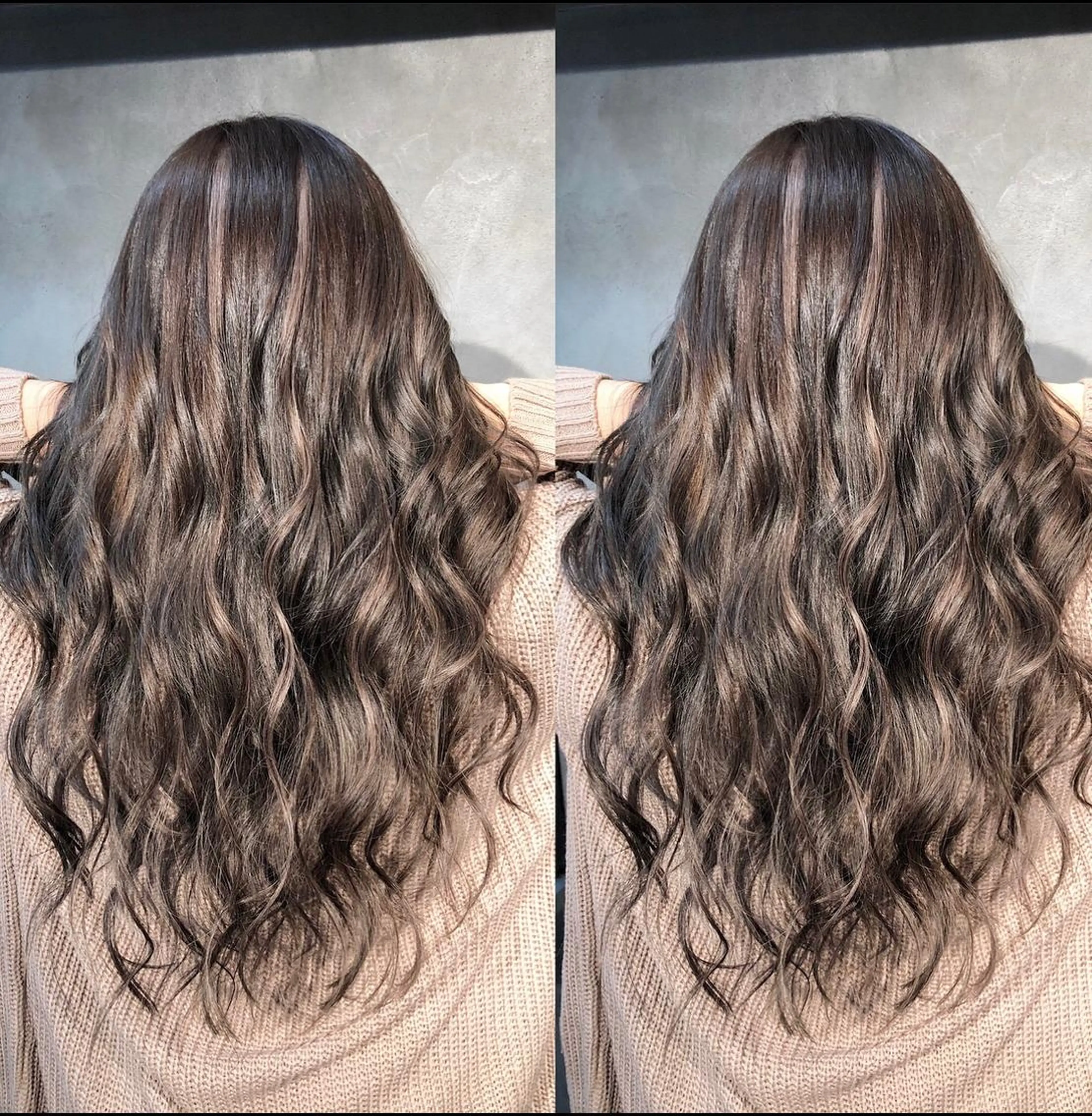 セミロング シールエクステ エクステ 美魔女 美容師NAOのヘアスタイル