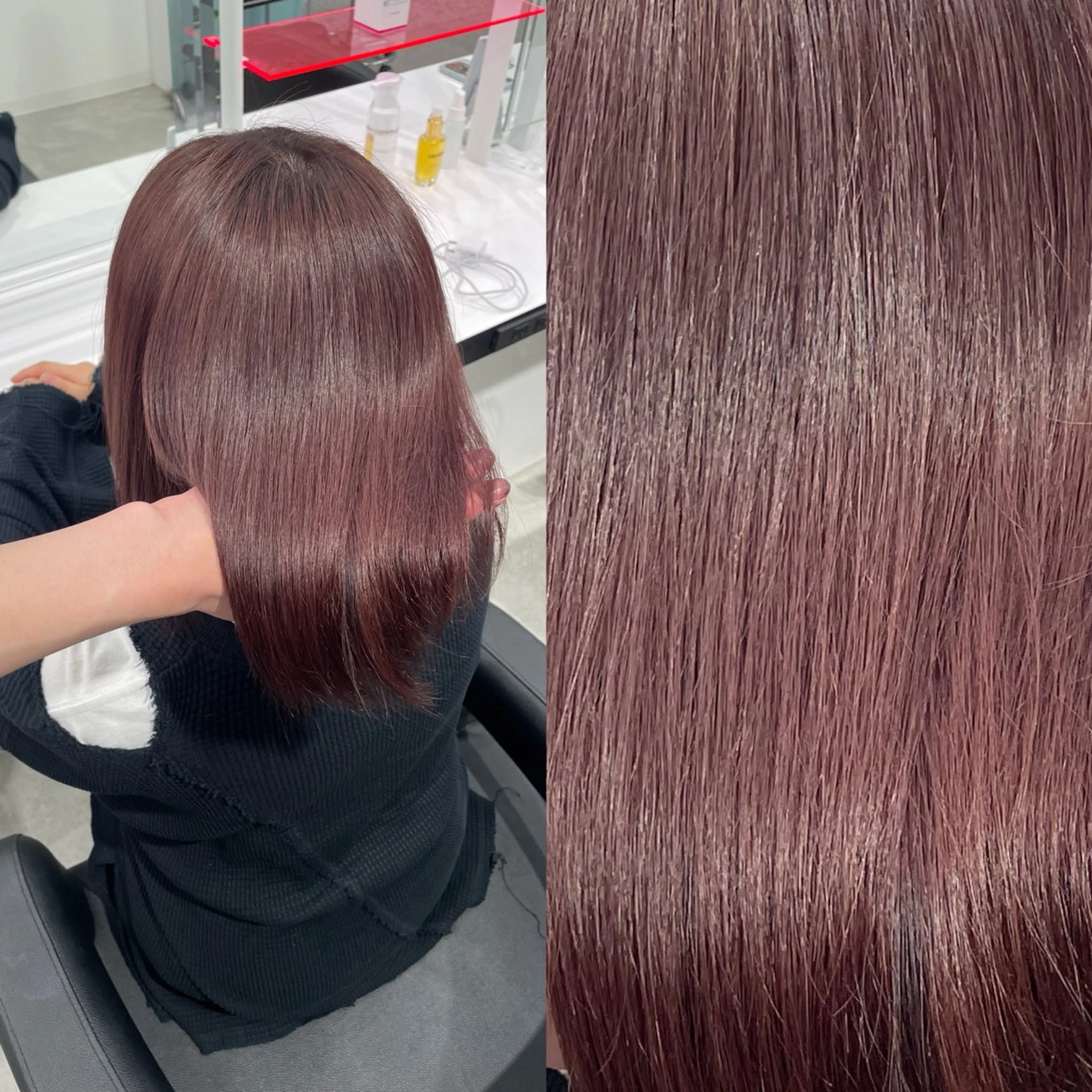 セミロング カラー 履歴修正屋さん／ ブロンド／ホワイトのヘアスタイル