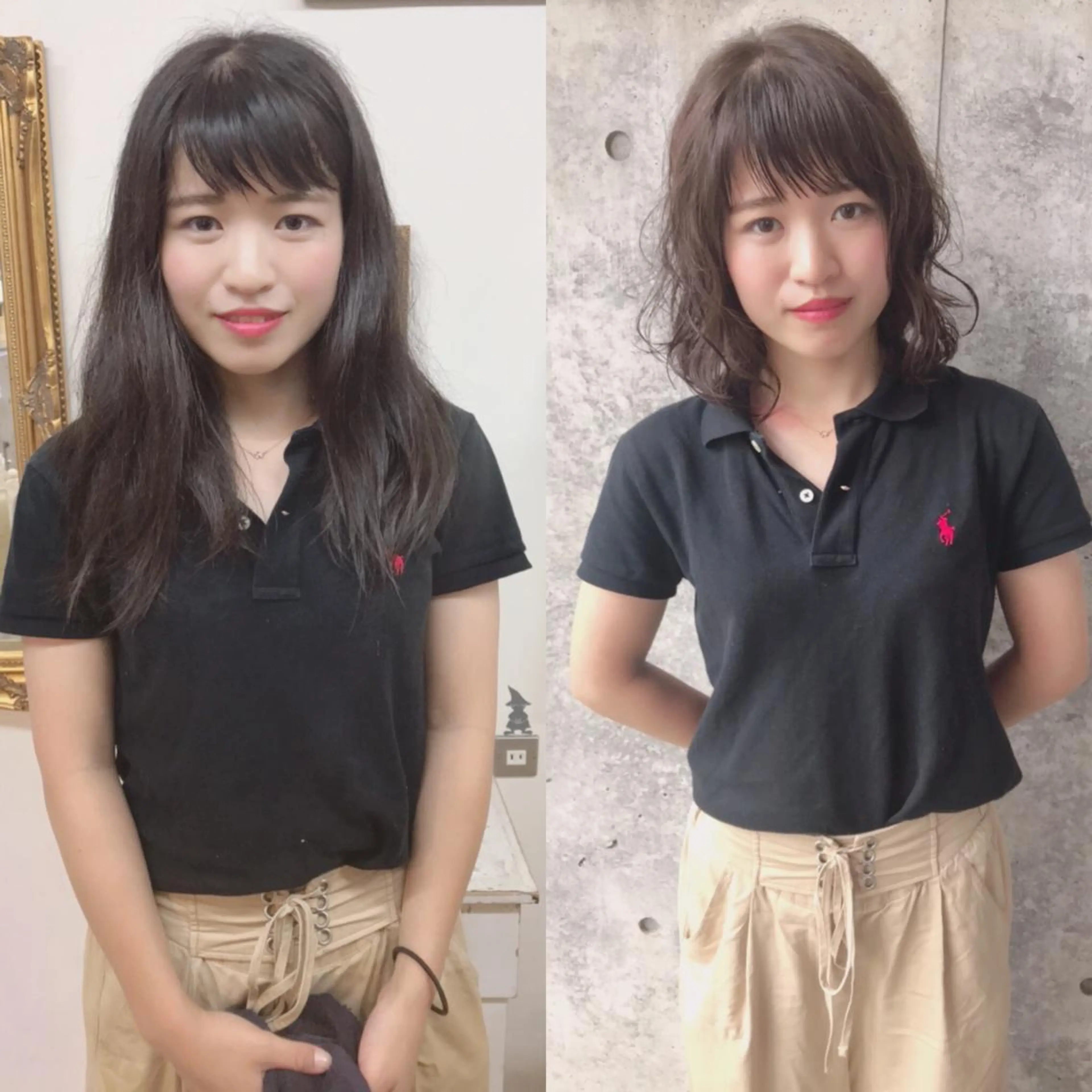 ショート カラー パーマ 及川 光のヘアスタイル