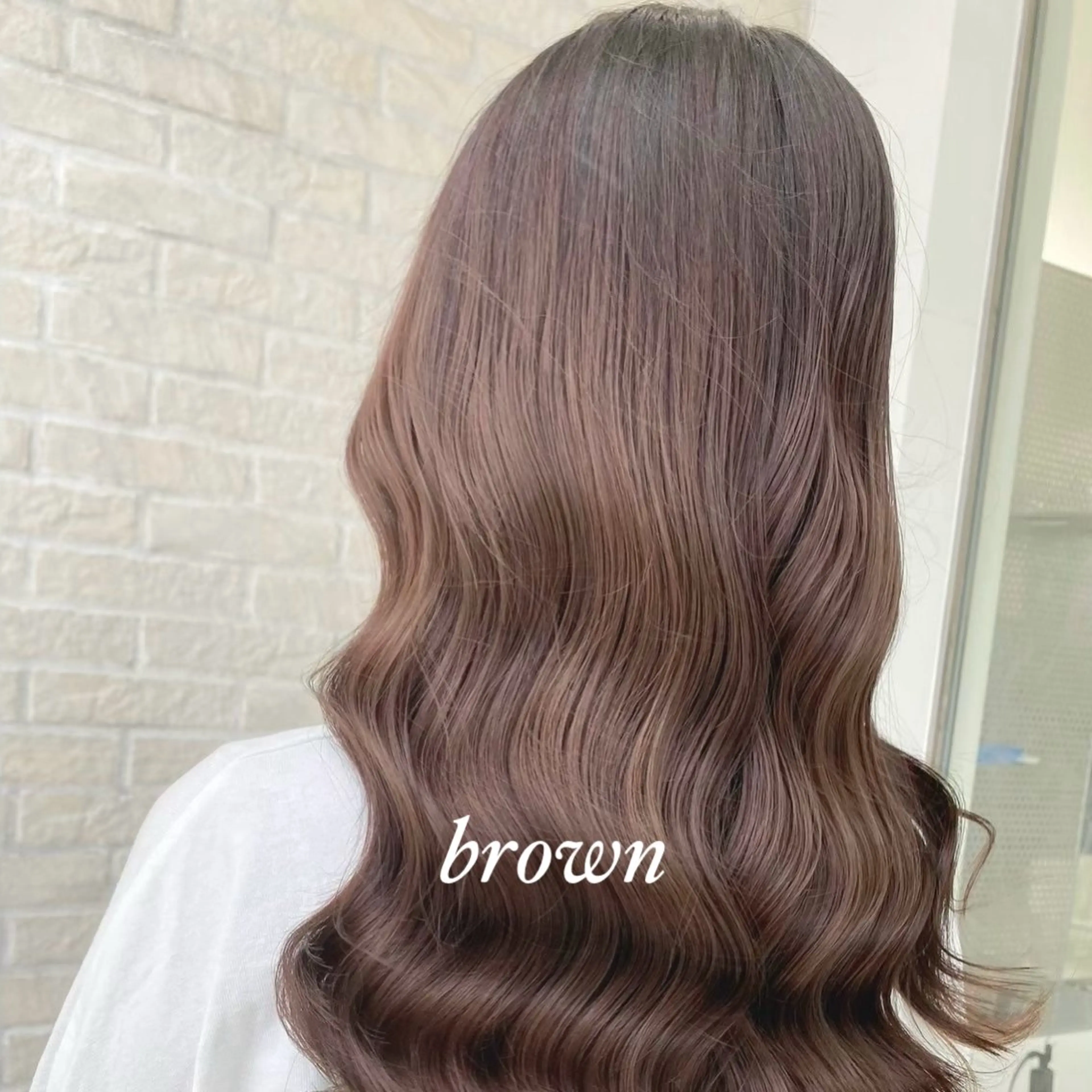 ロング カラー 成瀬スパイラル パーマ清水大隼のヘアスタイル