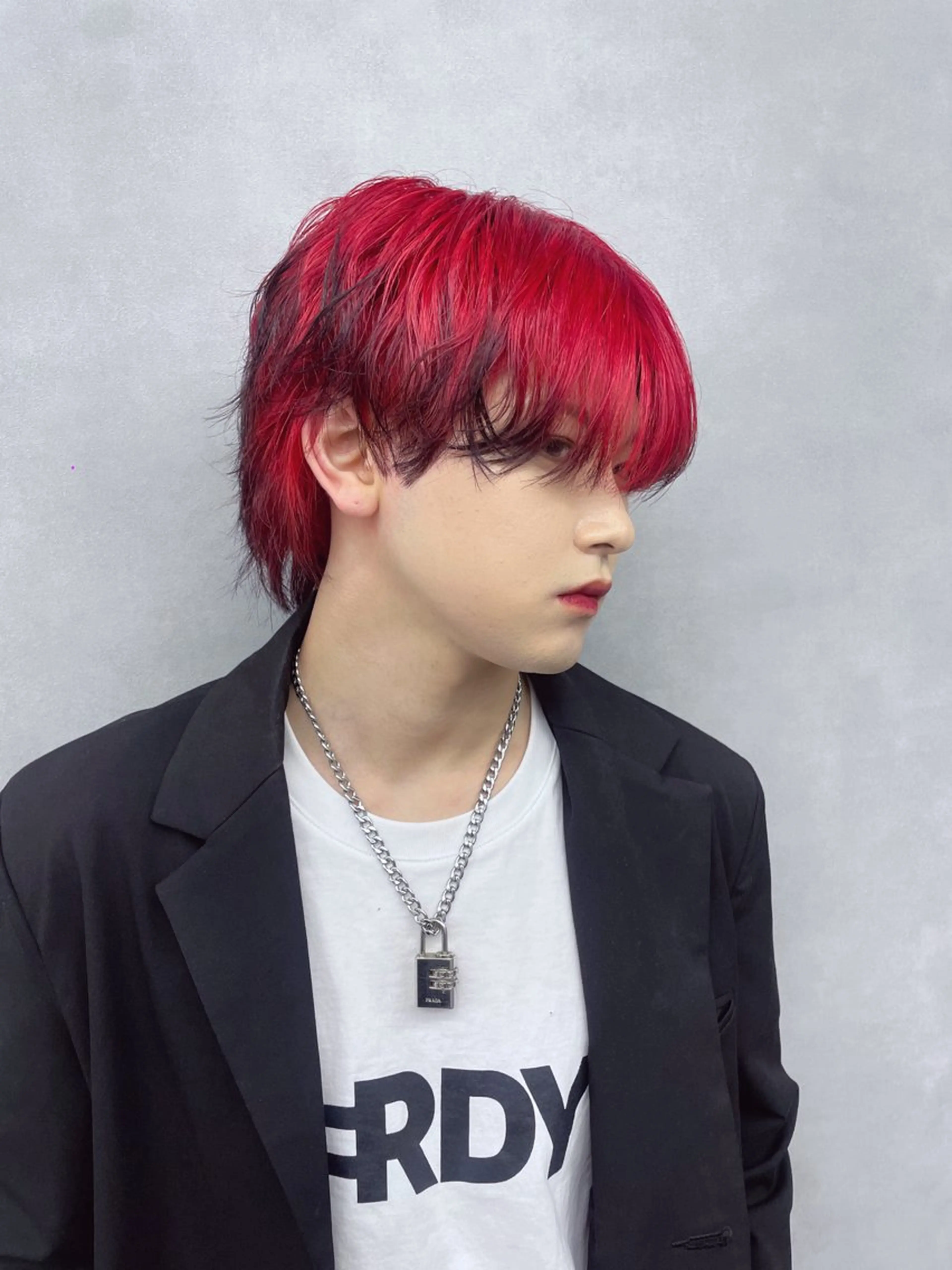 カラー メンズ 渡辺春衣 ☆カットモデル募集のヘアスタイル