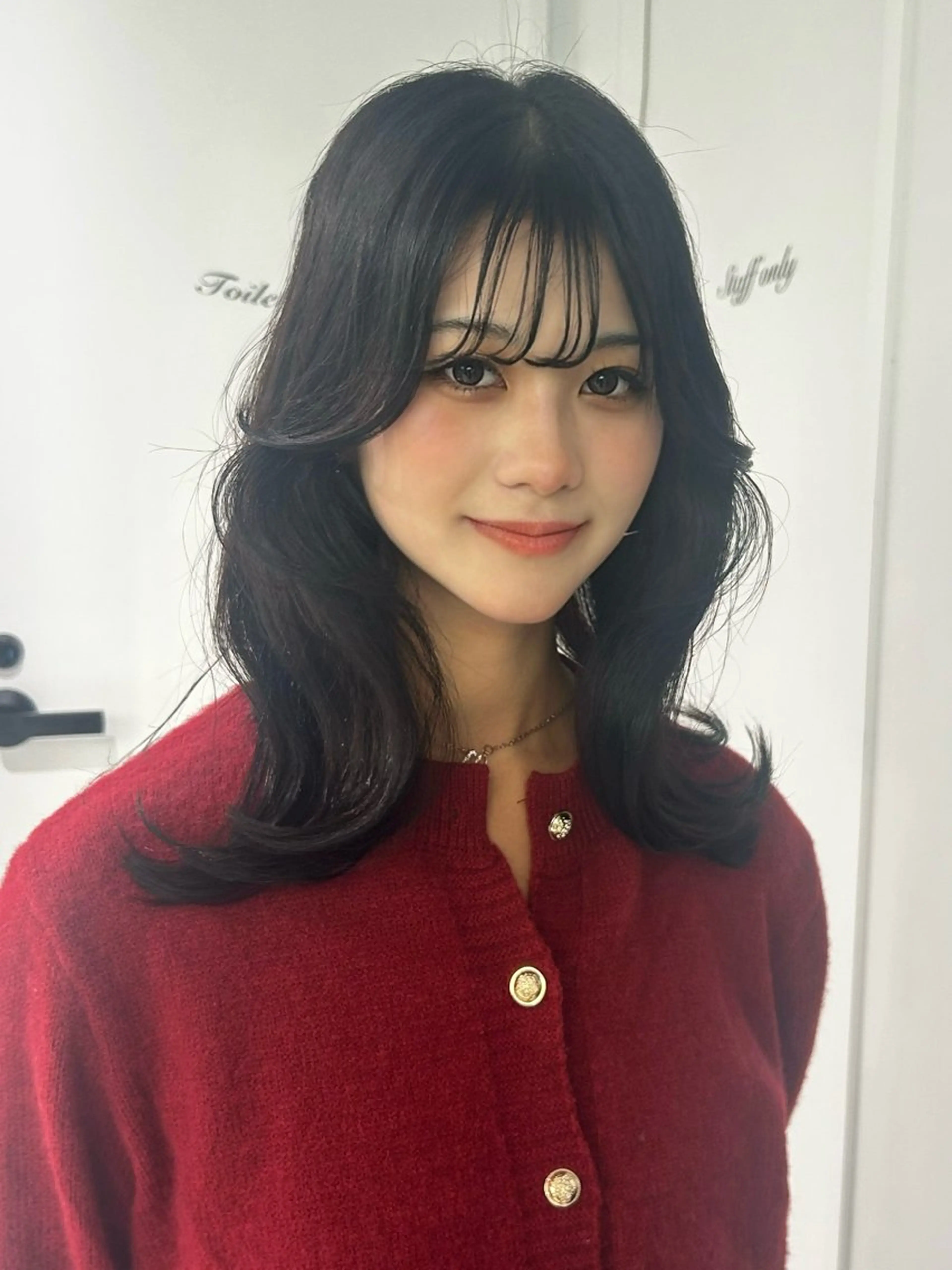 セミロング レイヤー／マツエク 💋𝑨𝑵𝑵𝑨のヘアスタイル