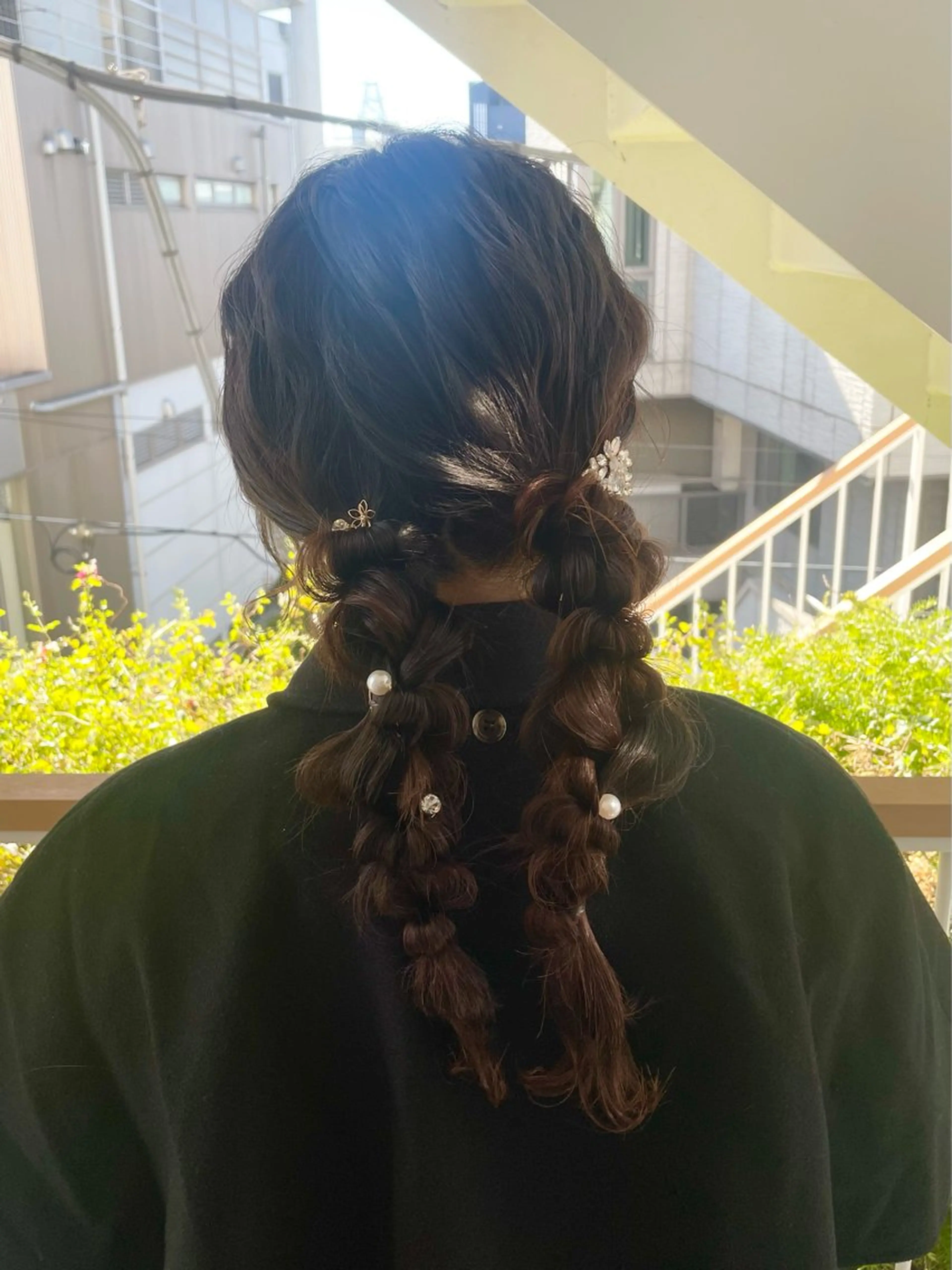 ロング ヘアアレンジ ヘアセット メンズモテパーマ💙 fuwaのヘアスタイル