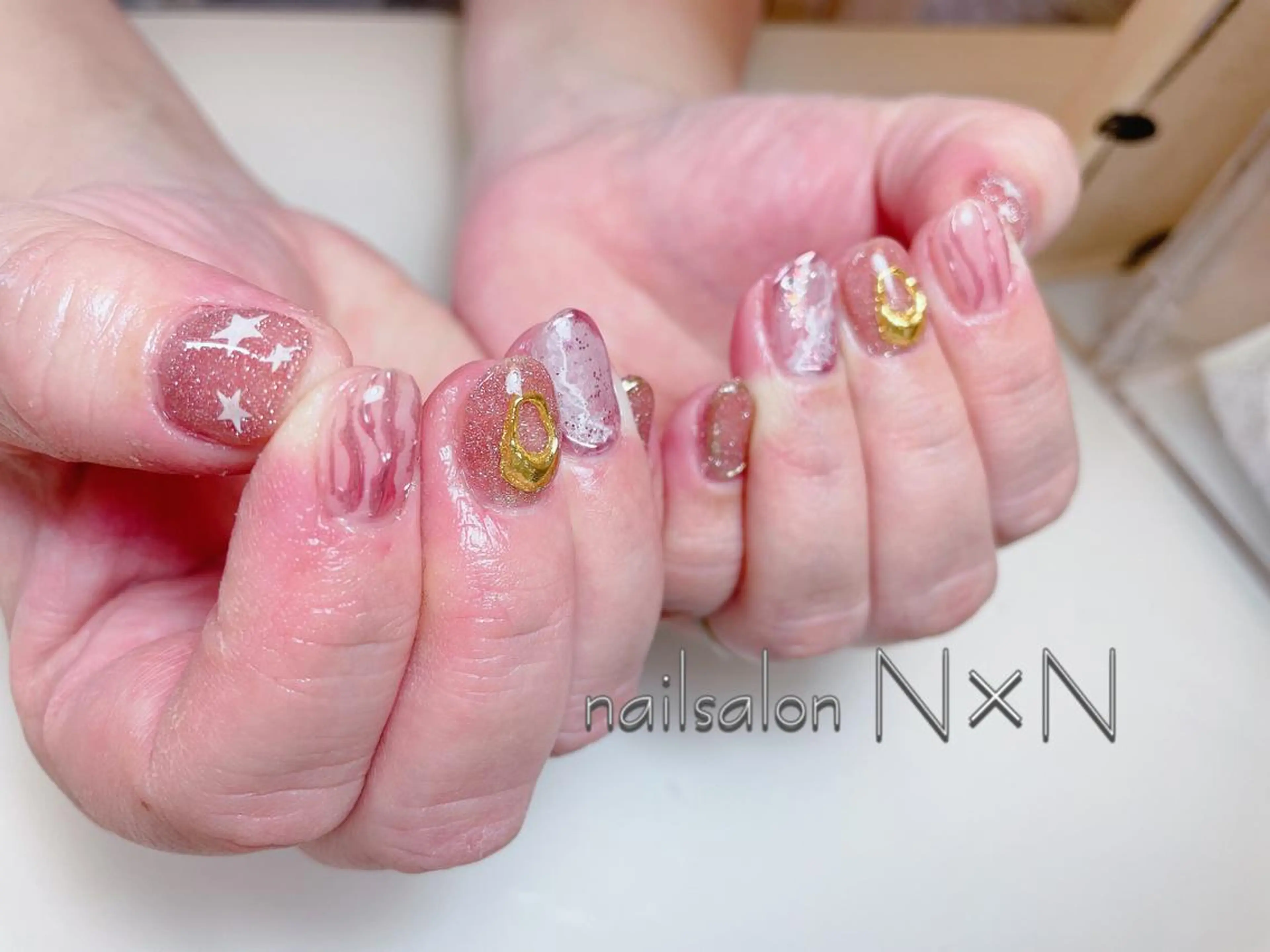 ネイル ニュアンスネイル ぷっくりネイル nail salon N×Nのネイルデザイン