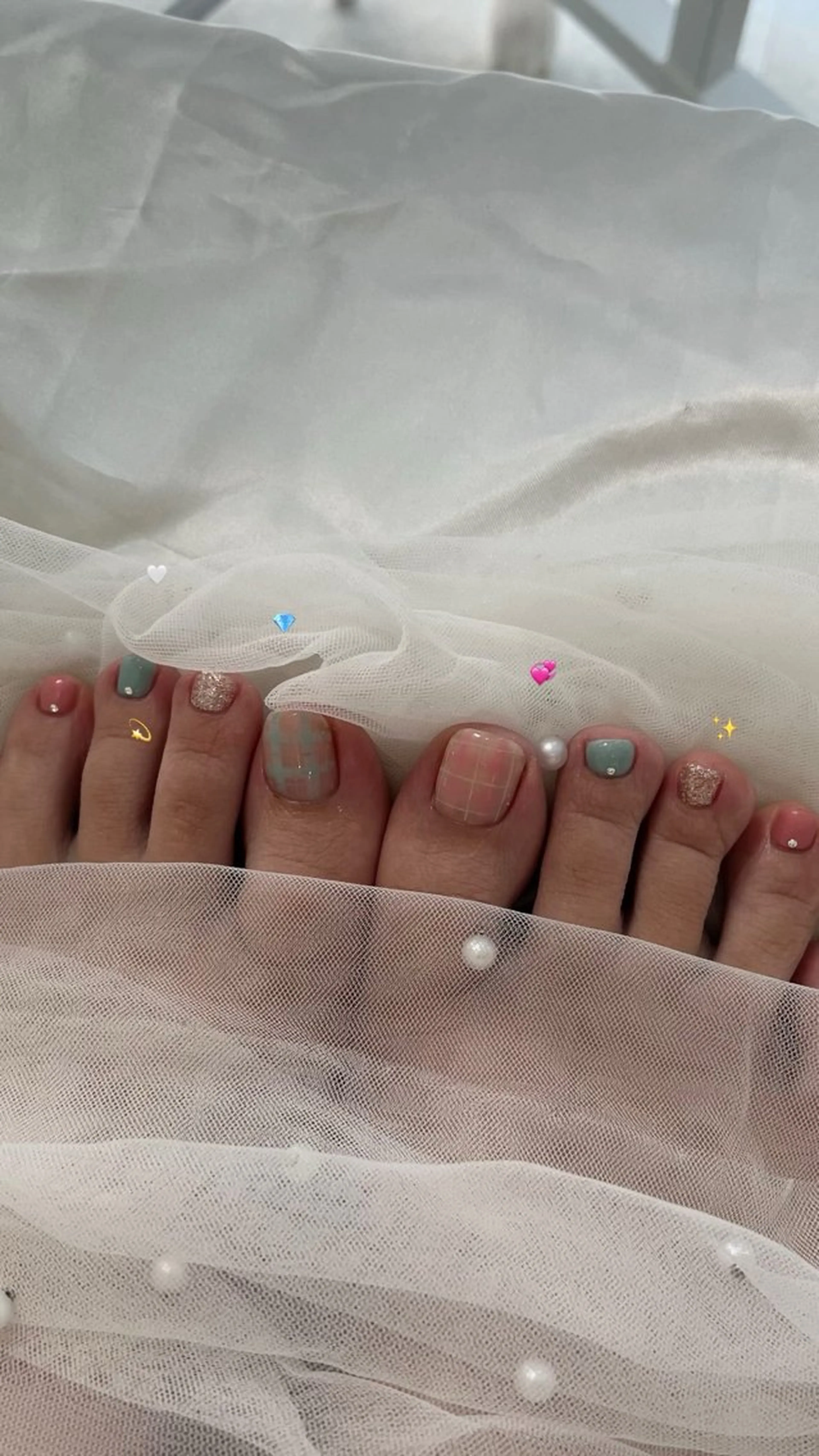 ネイル フットネイル monart ruunaのネイルデザイン