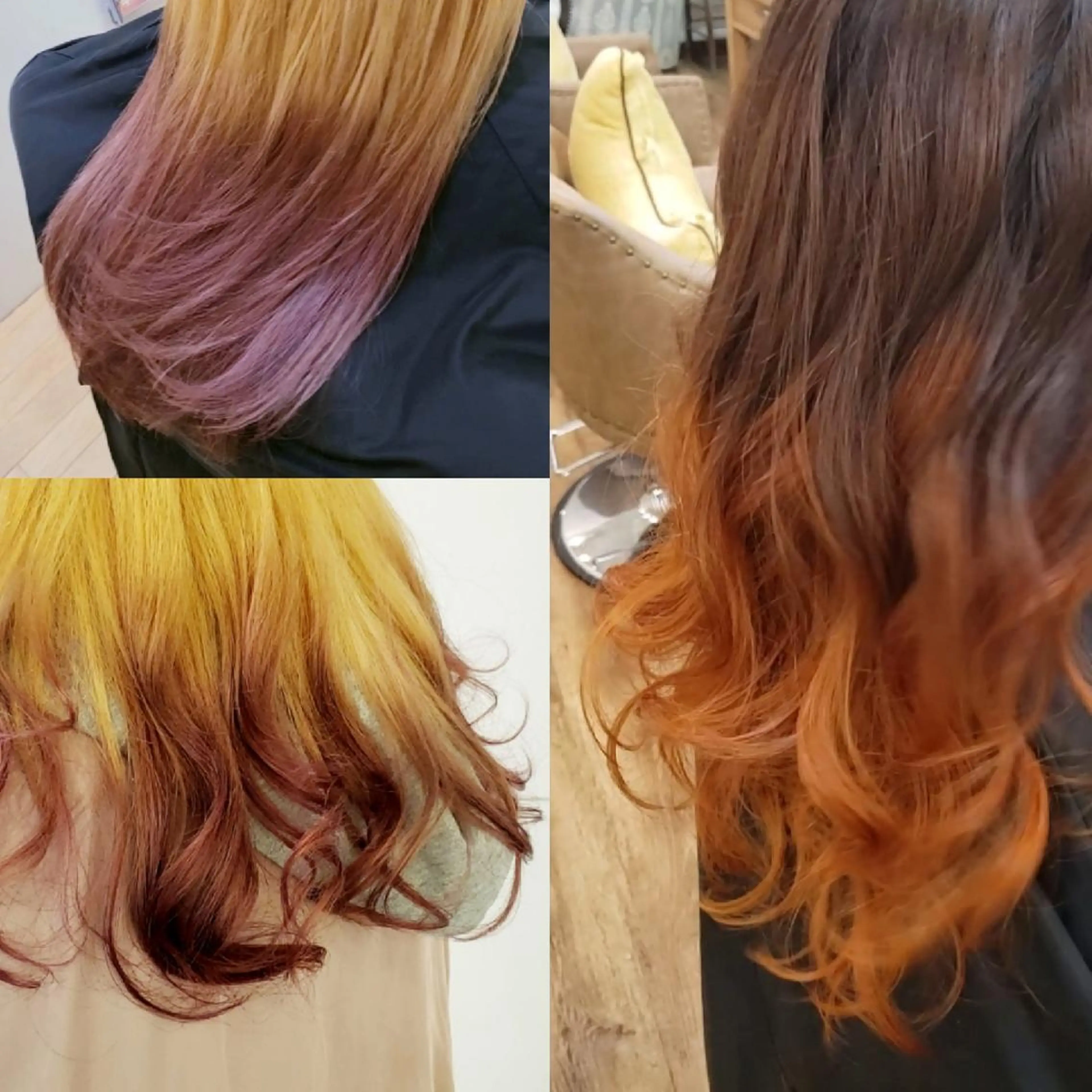 ロング カラー ヘアアレンジ アッシュ アッシュグレー バレイヤージュ ベージュカラー ブルーカラー 遠藤 量平のヘアスタイル