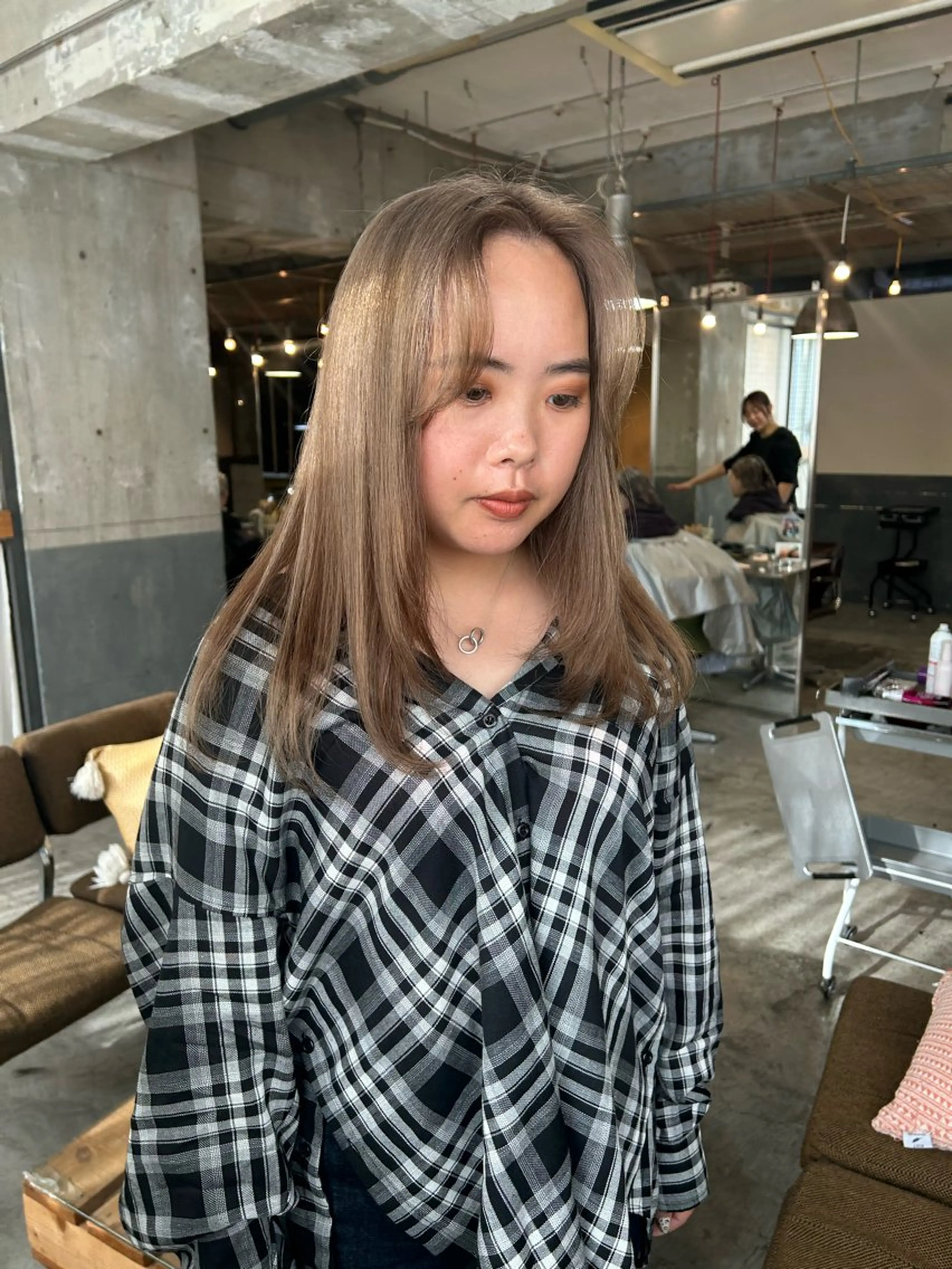 ロング カラー ベージュカラー 海外レイヤー /NAGISAのヘアスタイル