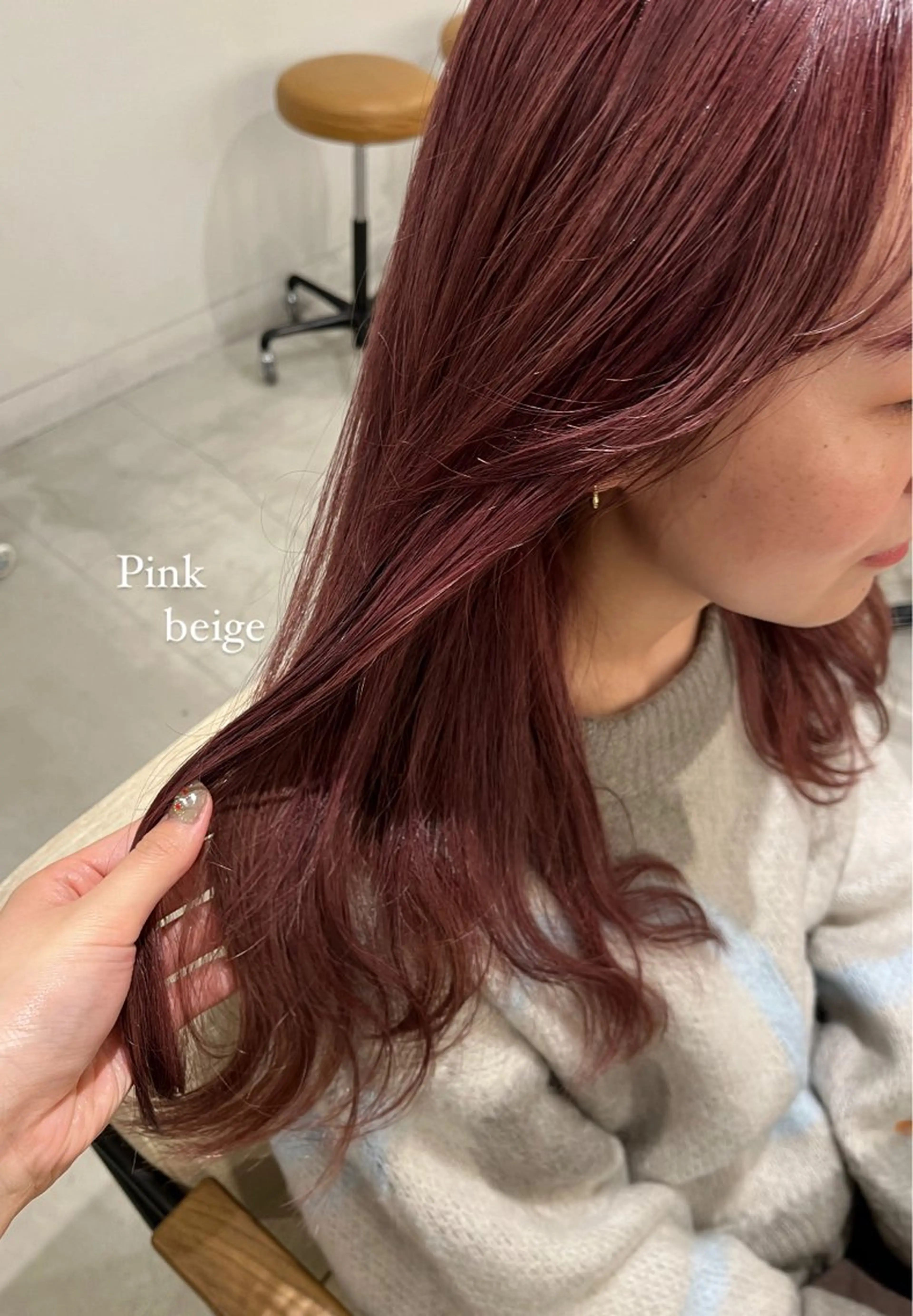 セミロング カラー murai airiのヘアスタイル