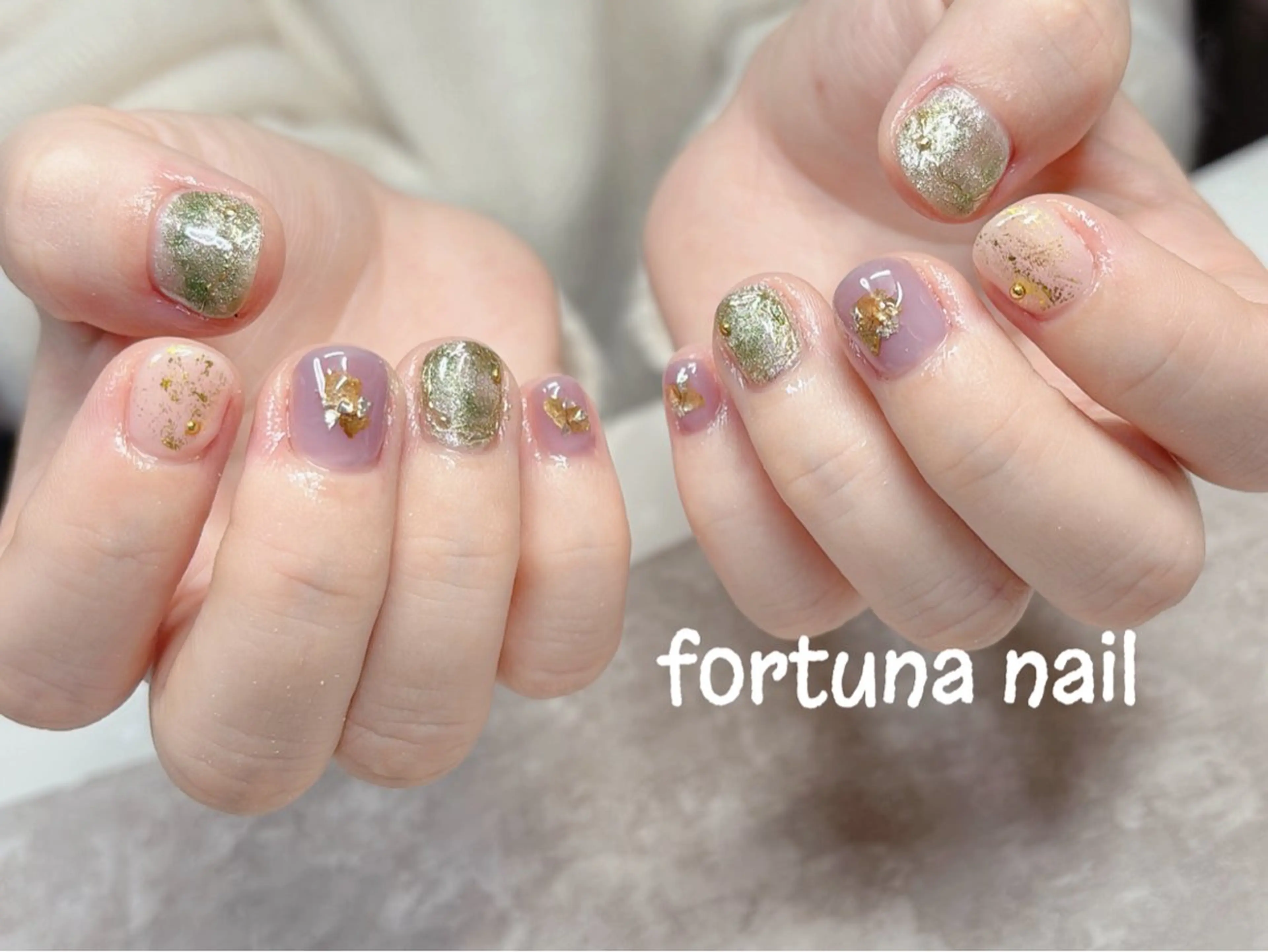 ネイル ハンドネイル Nail •Head スパFortunaのネイルデザイン