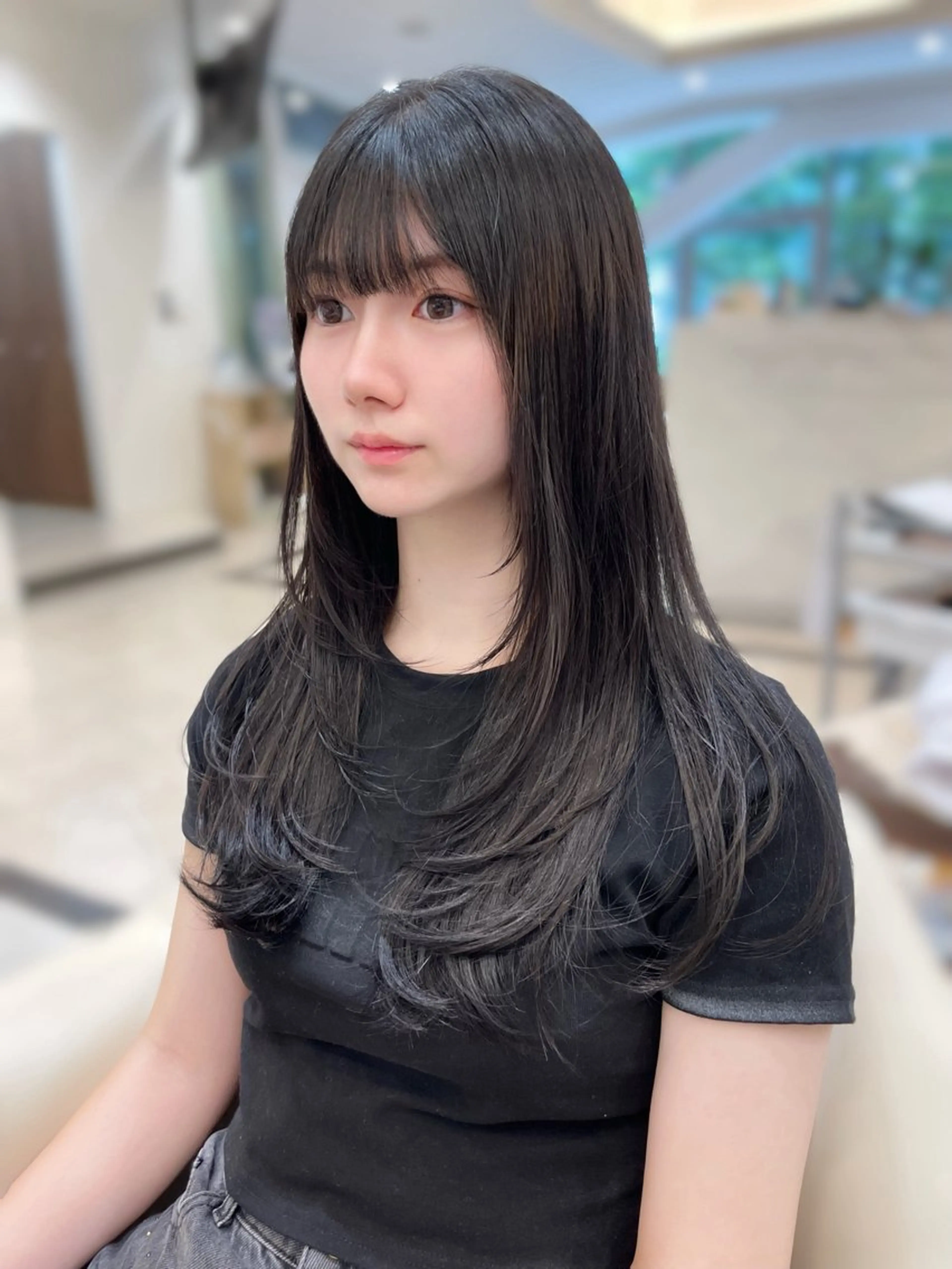 ロング レイヤーカット トリートメント カット トリートメント ガレリアエレガンテ栄店所属・ウルフカット/ ハッシュカット/山路のヘアスタイル