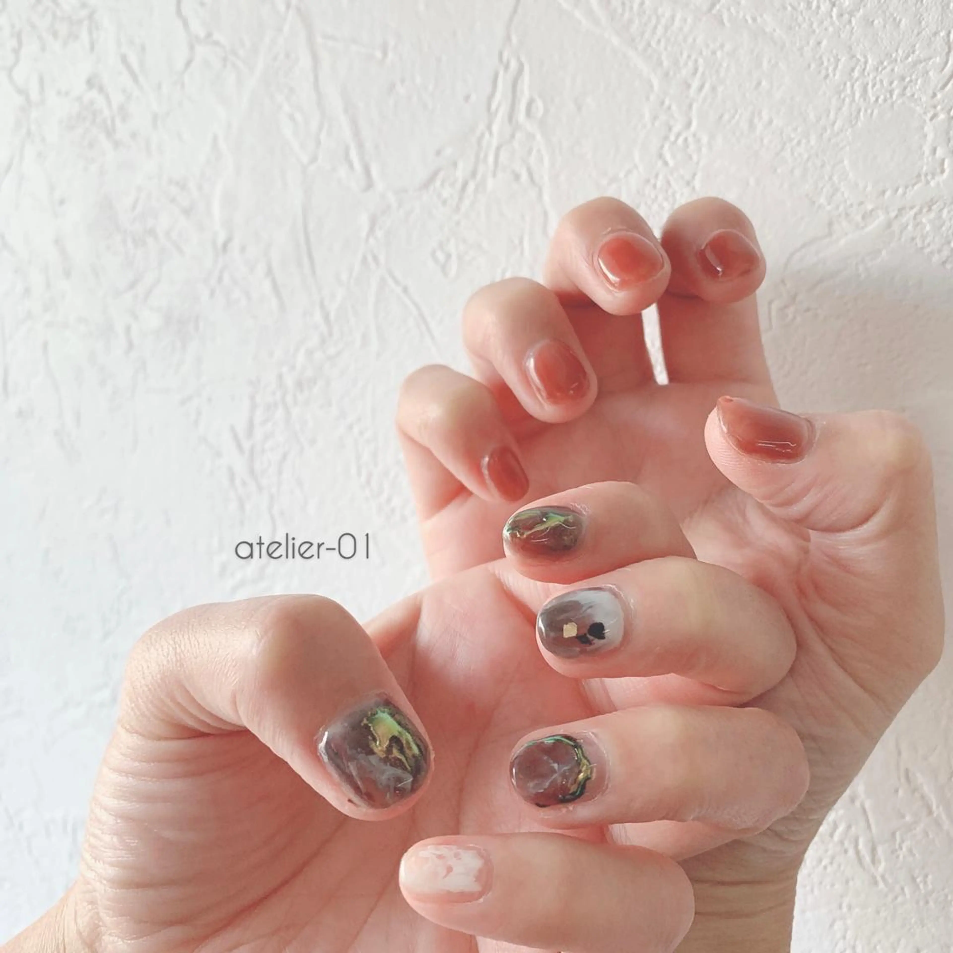 ネイル ニュアンスネイル atelier -02tsuboのネイルデザイン