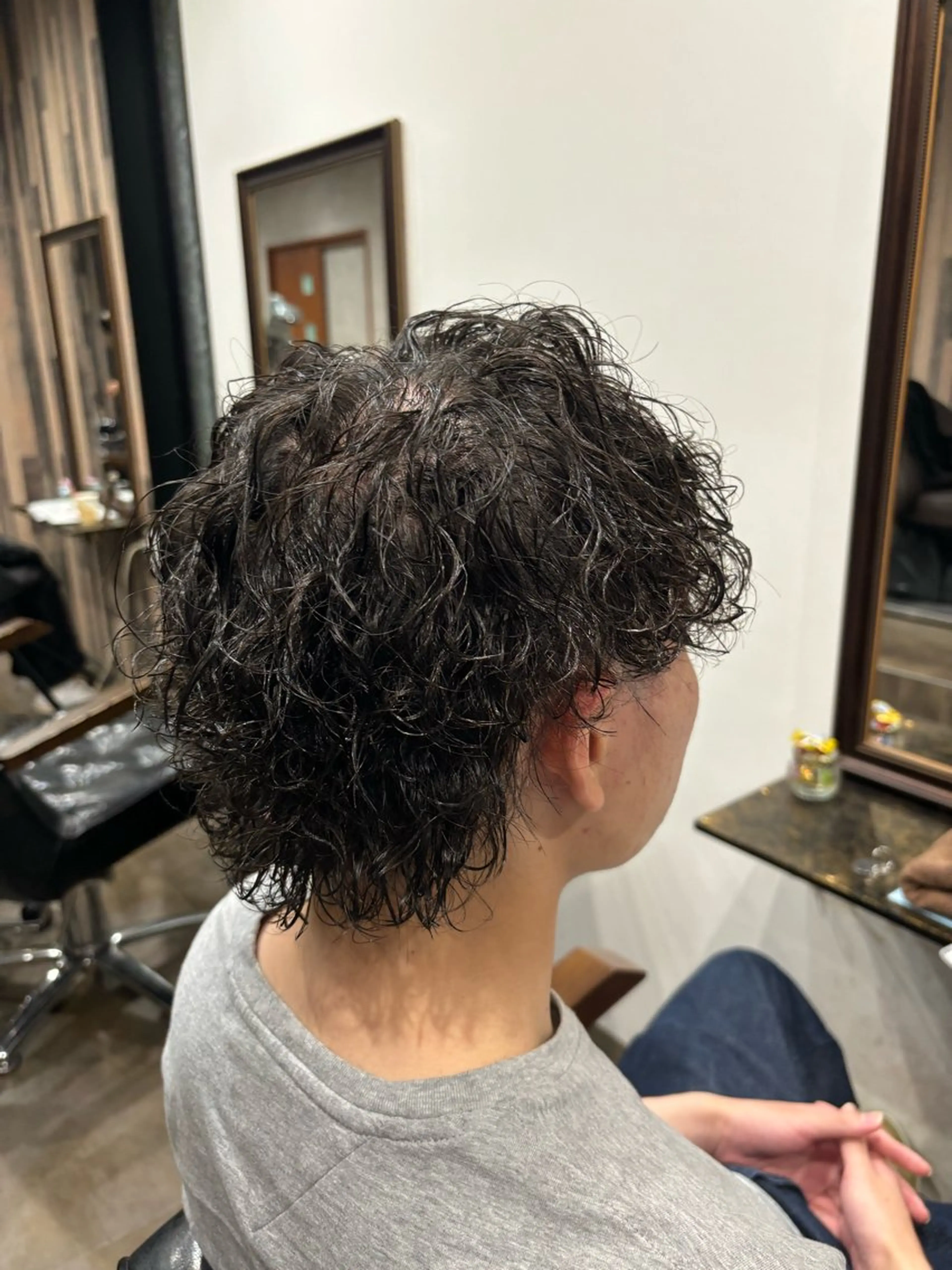 パーマ メンズ カット パーマ トリートメント パーマ職人🔥/短髪 執行役員/YUTAのヘアスタイル