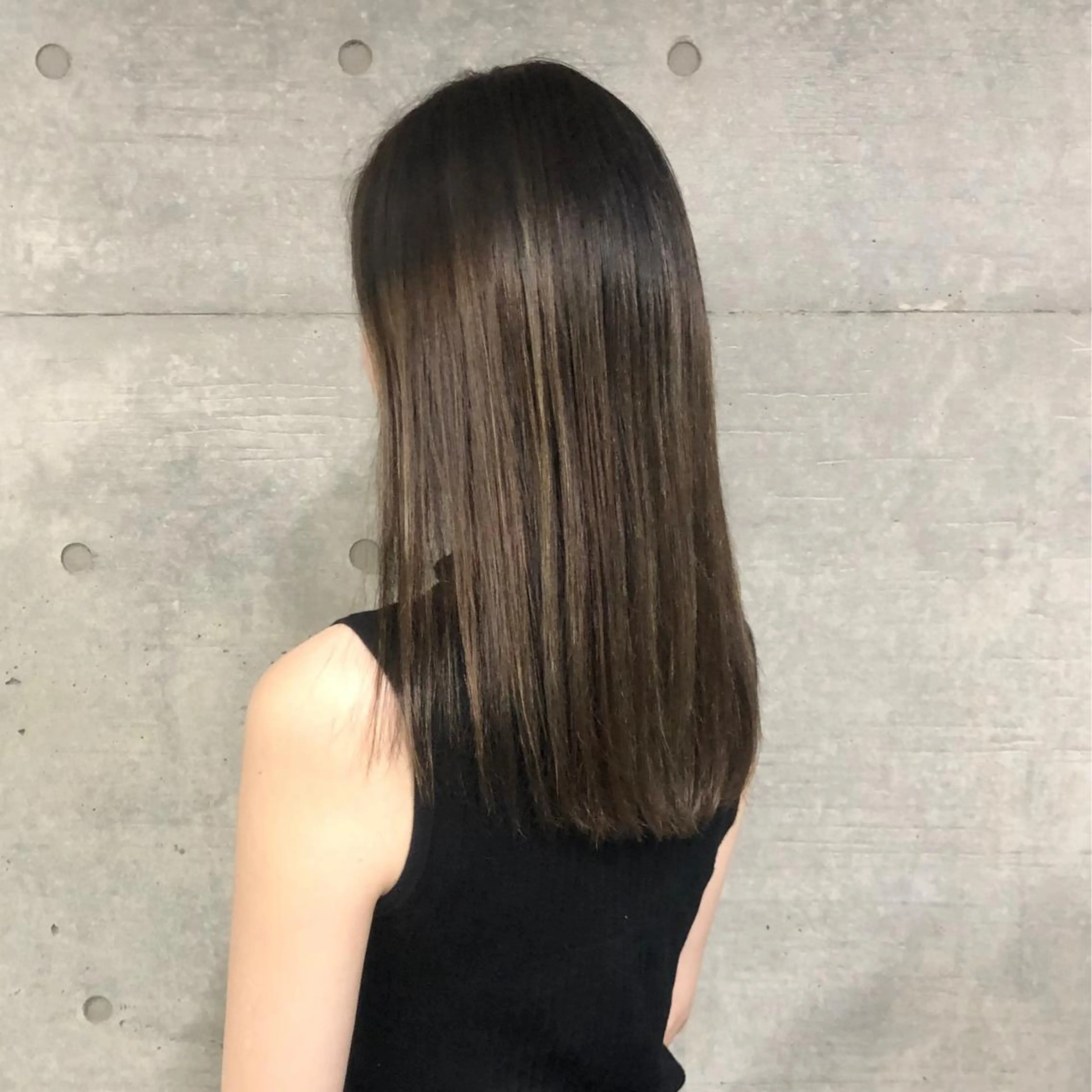 セミロング カラー グラデーションカラー ハイライトカラー ハイライト 卒業式お呼ばれ🕊️ ヘアセット✴︎ミキのヘアスタイル