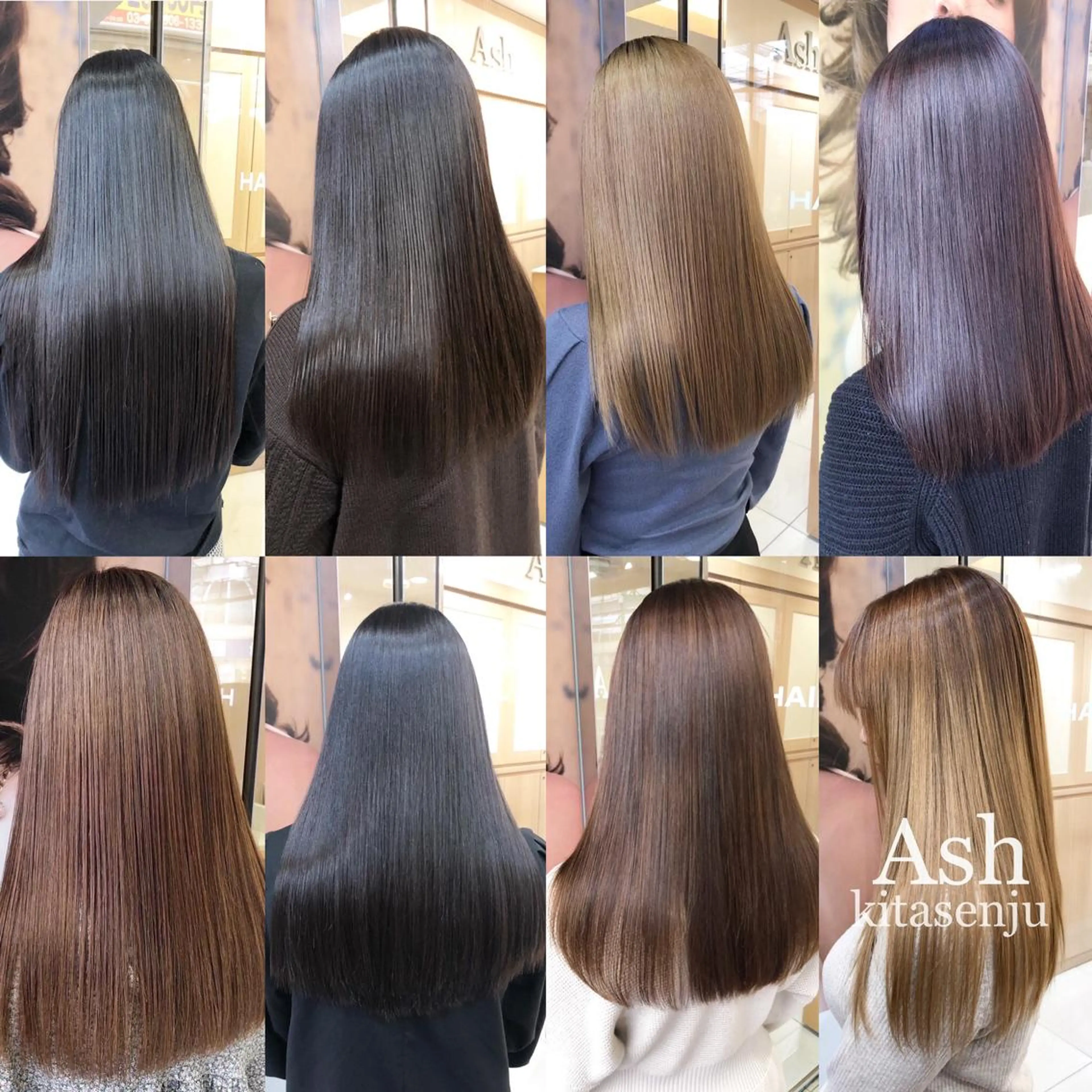 ロング パーマ 髪質改善 ストレートパーマ 丸みショートボブ/ タッセルボブ 吉野のヘアスタイル