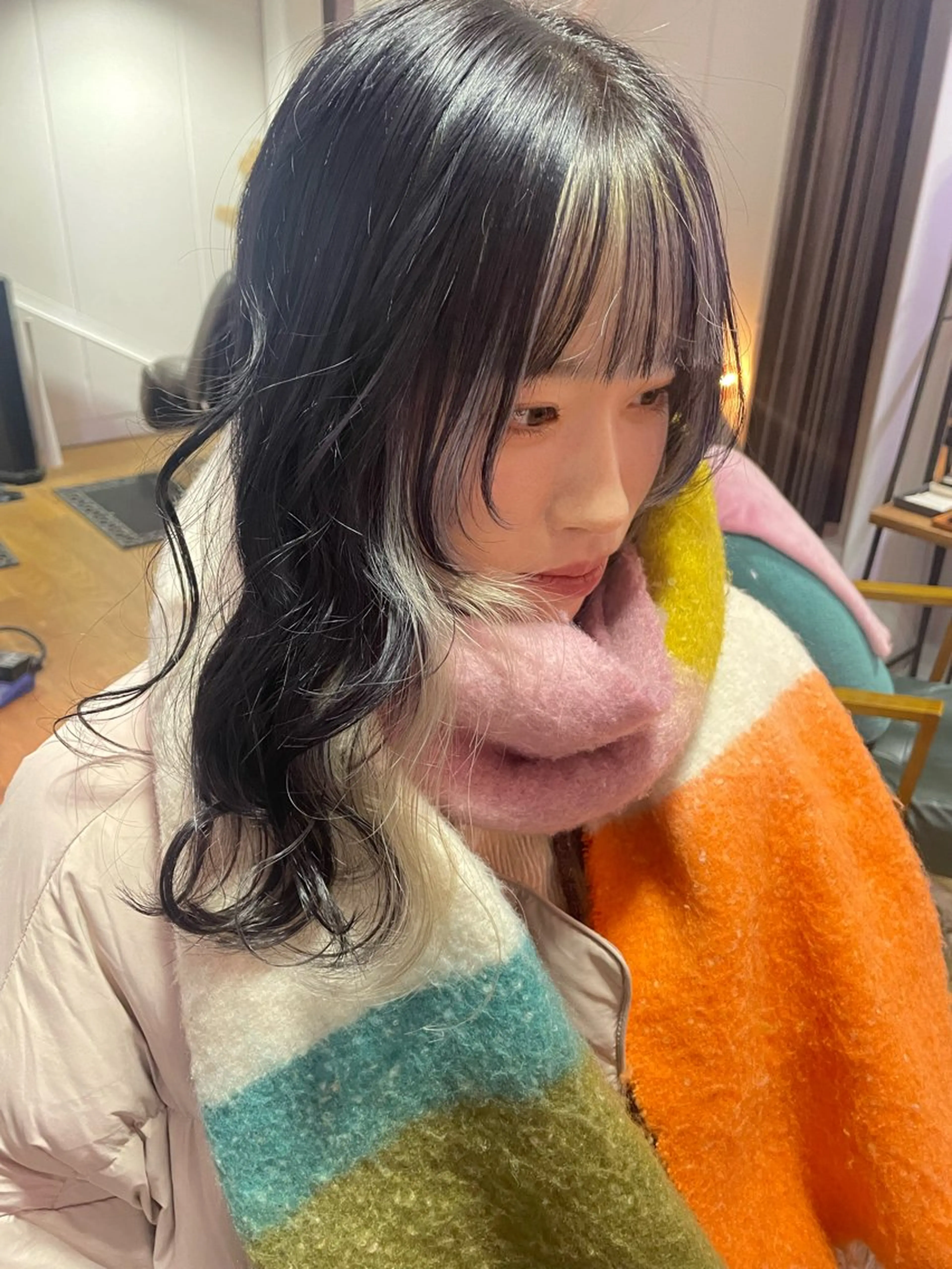 ロング 天野 優美のヘアスタイル