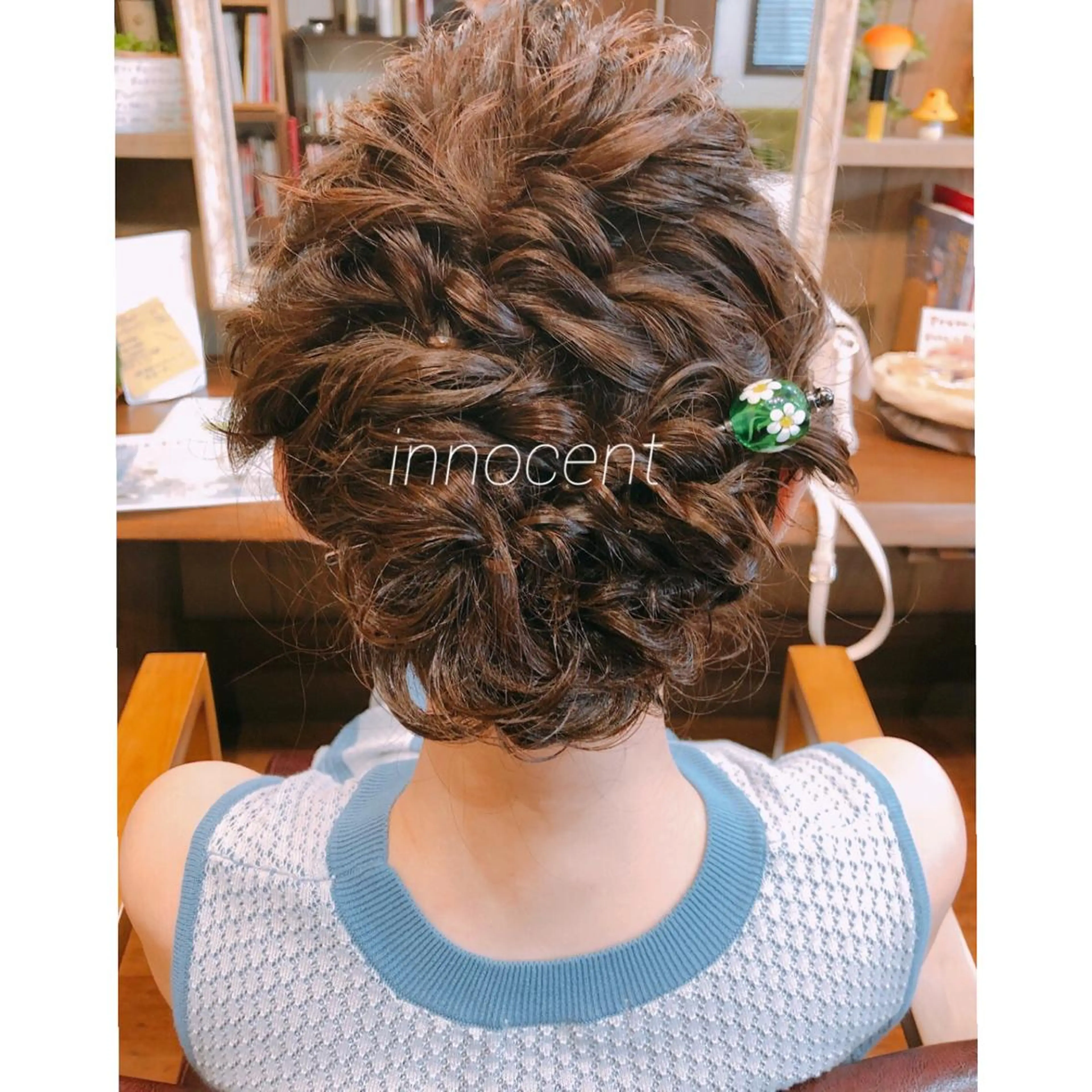 ヘアアレンジ 浴衣 hamada ikumiのヘアスタイル