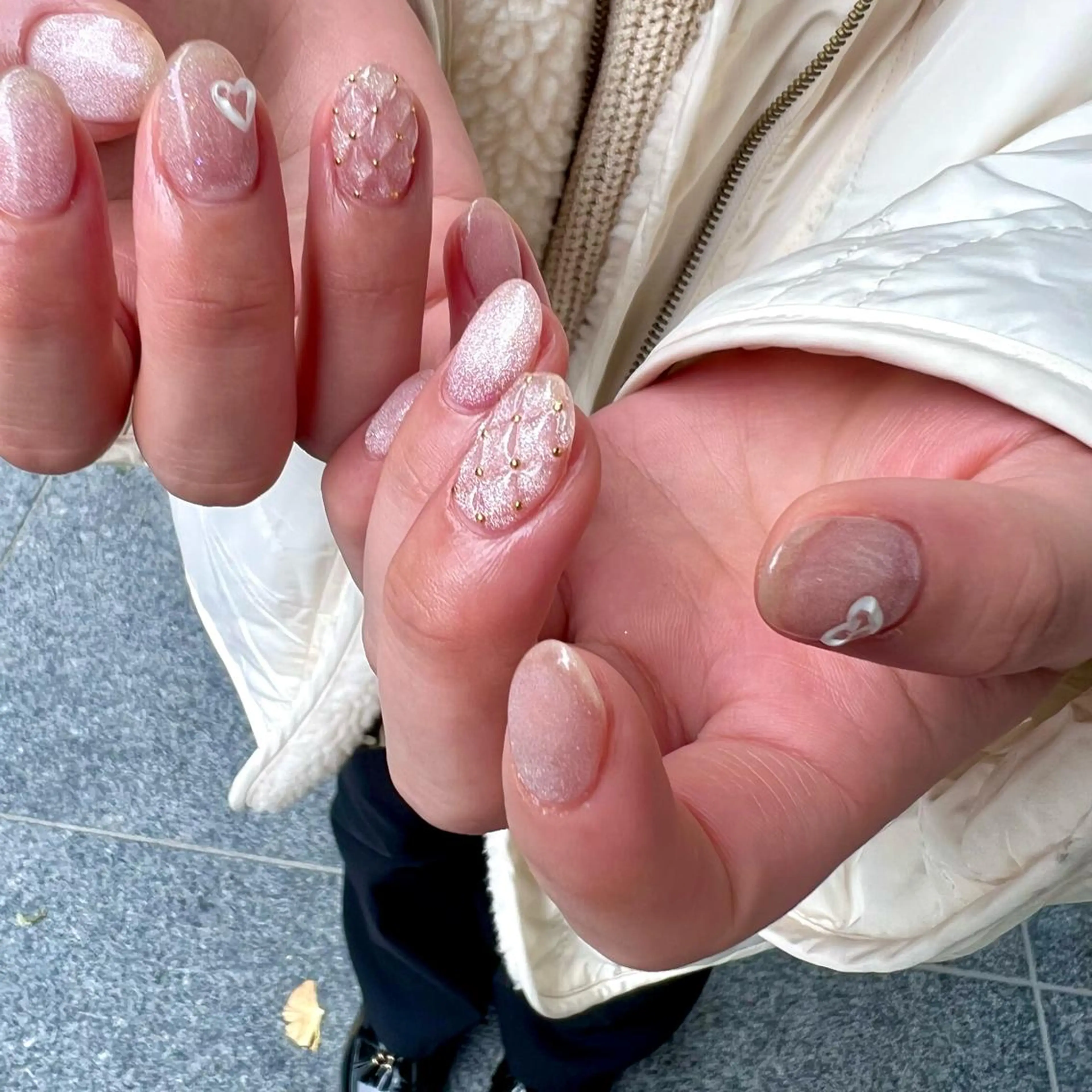 ネイル クリアネイル ハンドネイル 🧁🥕 asukaのネイルデザイン