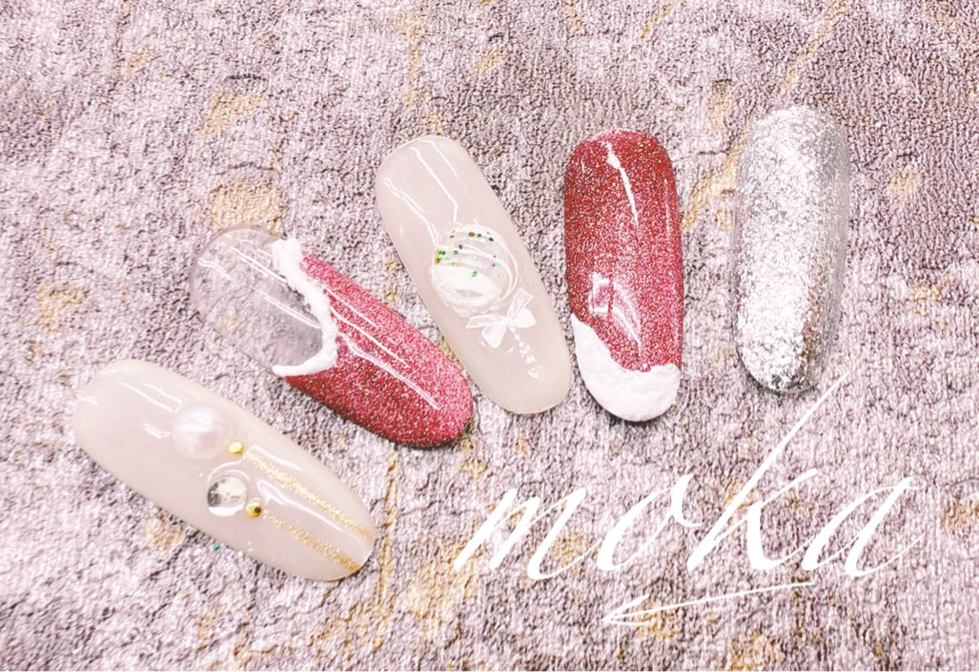 ネイル 胡蝶蘭レディースサロ ンNailMOKAのネイルデザイン