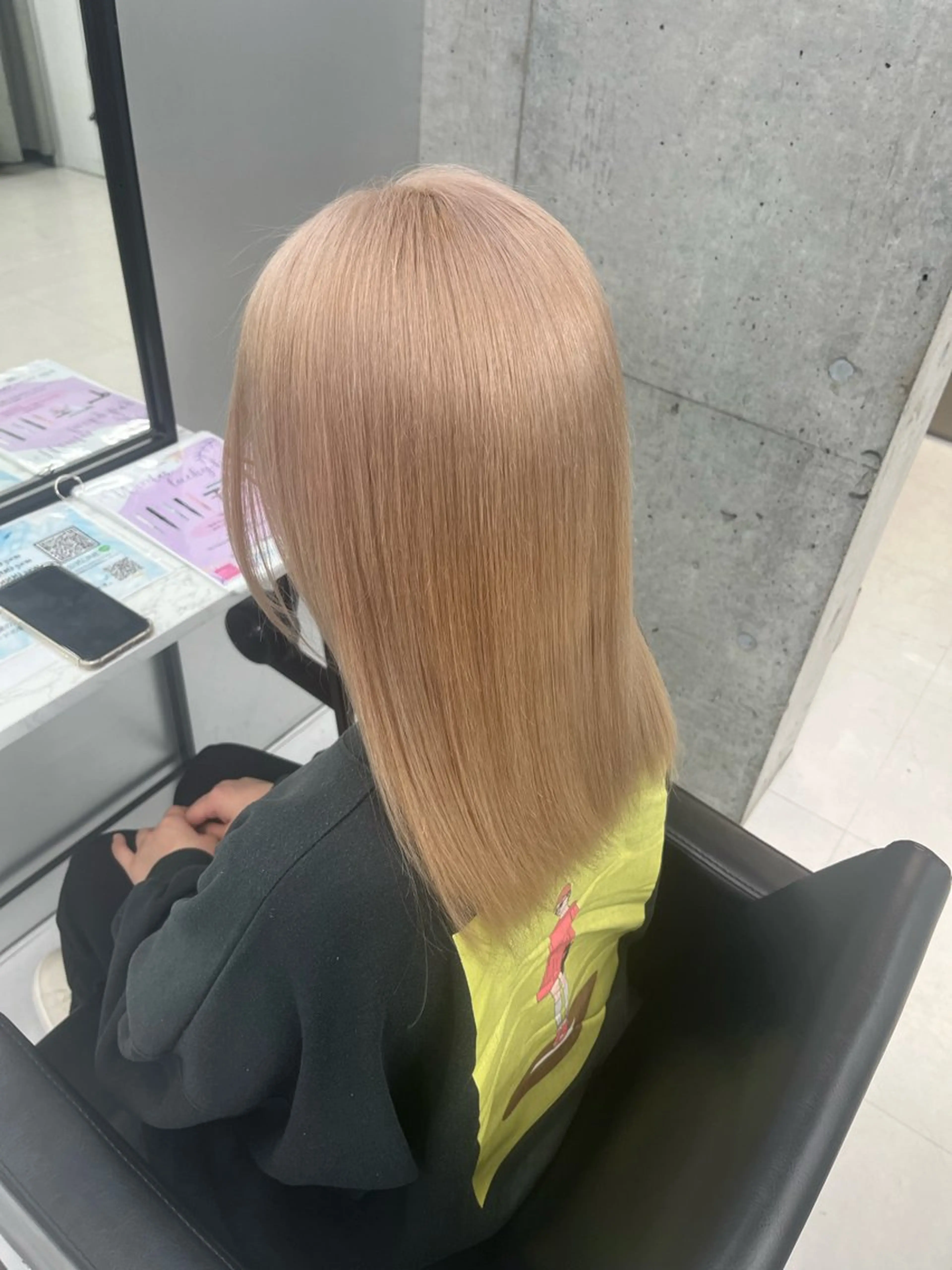 セミロング pink hair 🩷mayu🩷のヘアスタイル