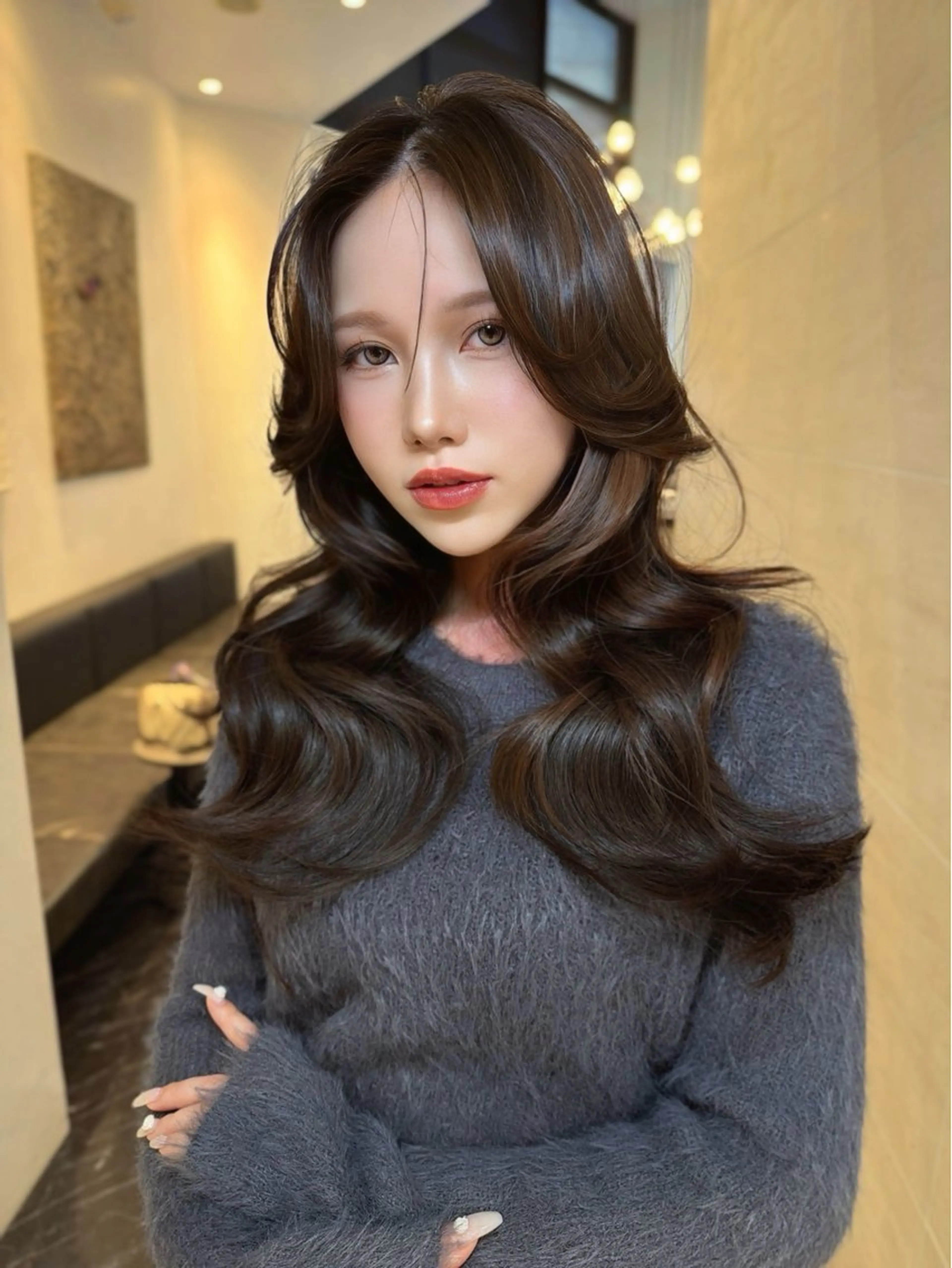 ロング カラー カット ヘアカラー トリートメント 色気ヘア💄 TAKAHIROのヘアスタイル