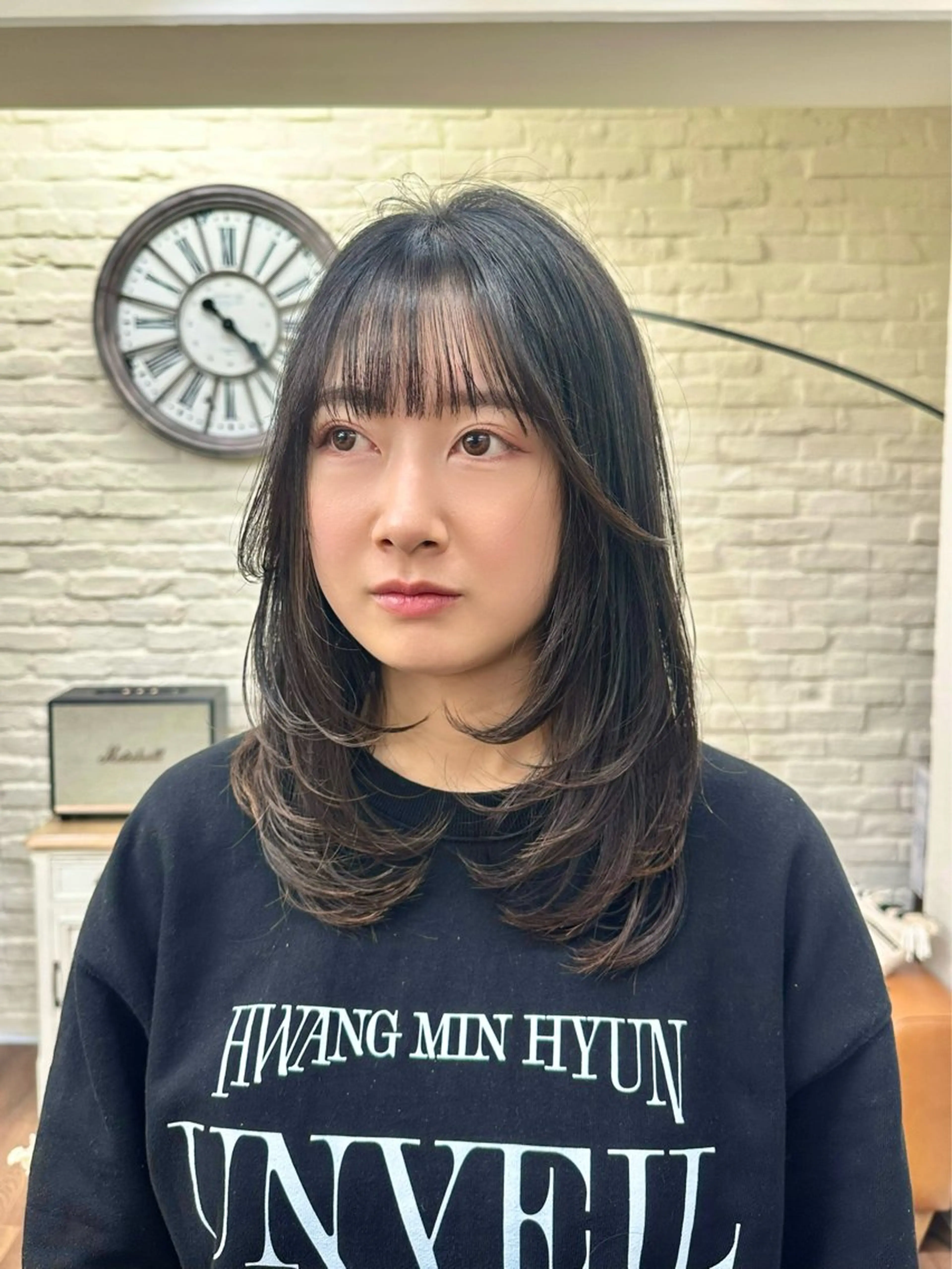 ミディアム カット トリートメント ヘッドスパ ＼脱・うねり& 広がり／gite菊のヘアスタイル