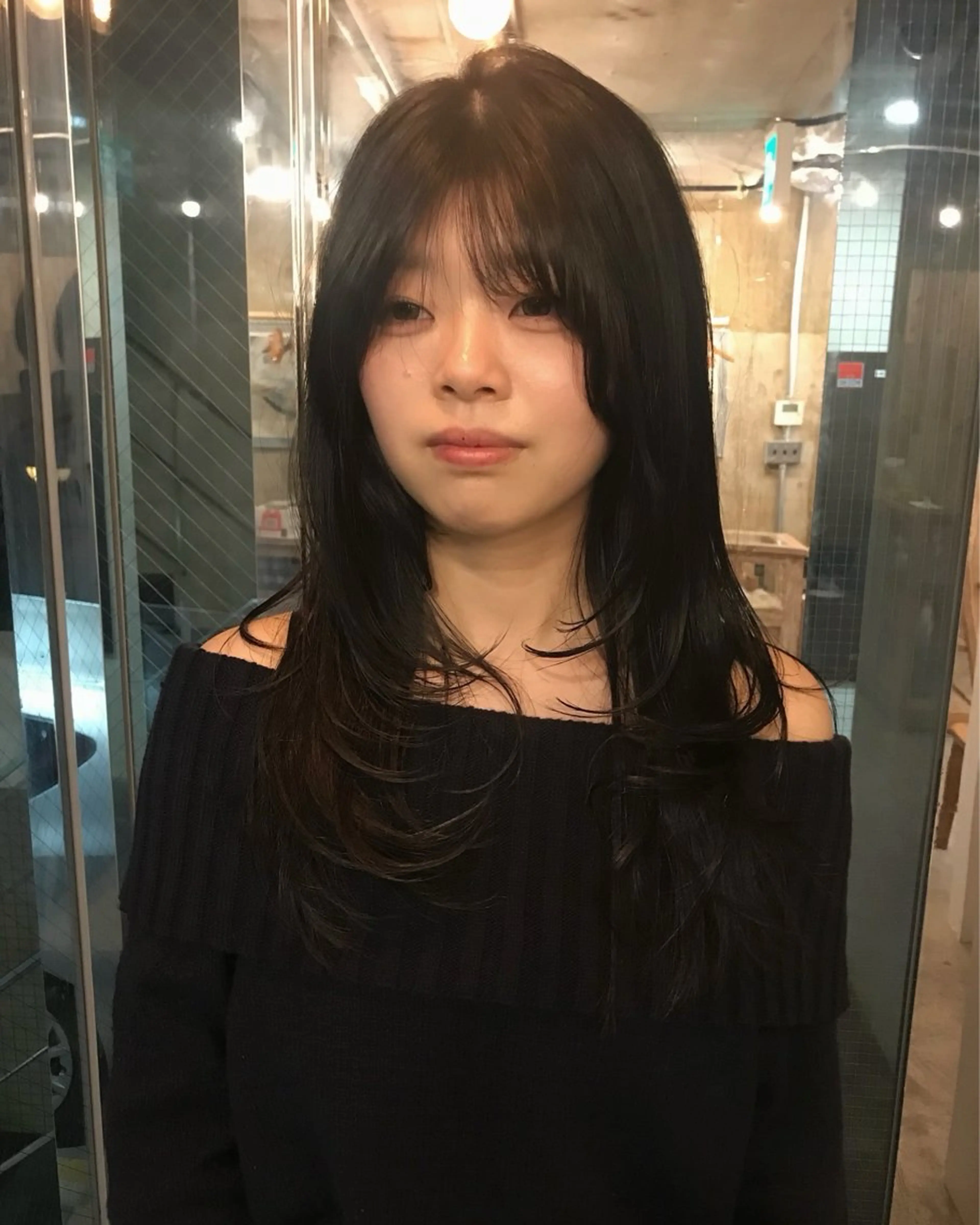 ロング ヘアカラー 尾藤 浩一のヘアスタイル