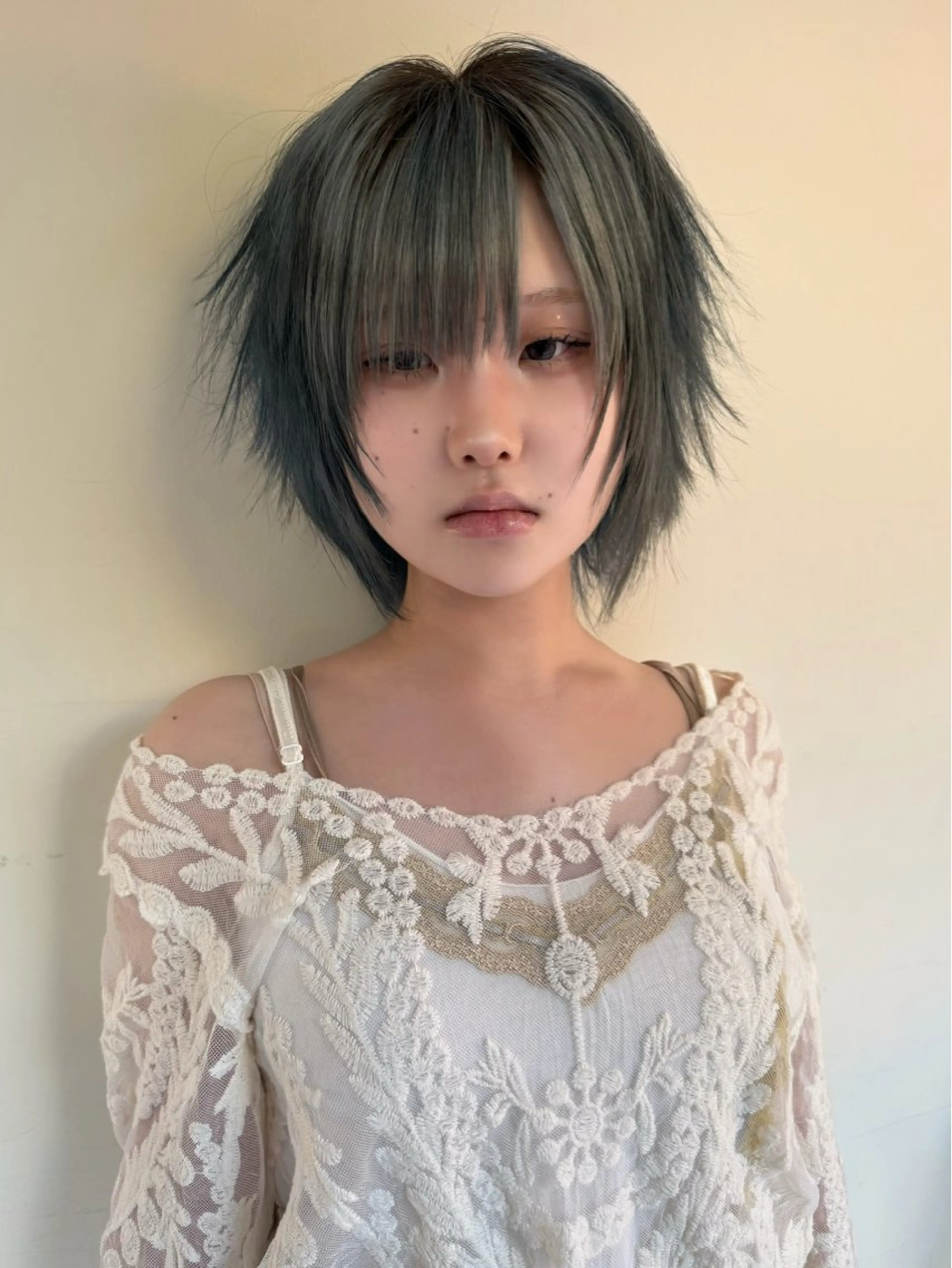 ショート カット トリートメント ヘッドスパ ヘアセット HARUNA/原宿/ デザイン/カットのヘアスタイル