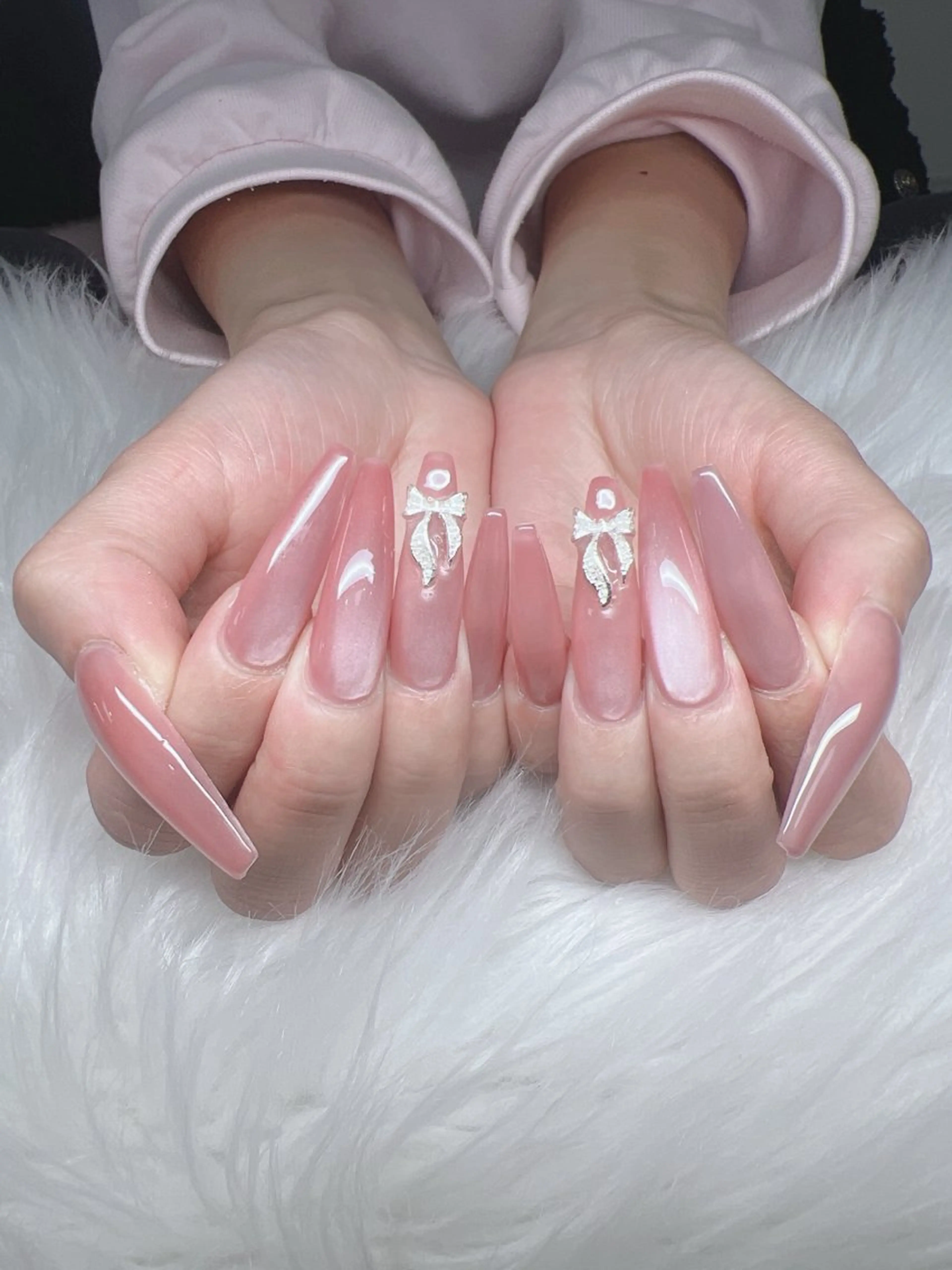 ネイル ハンドネイル Lee Nails チップ長さだし専門店のネイルデザイン