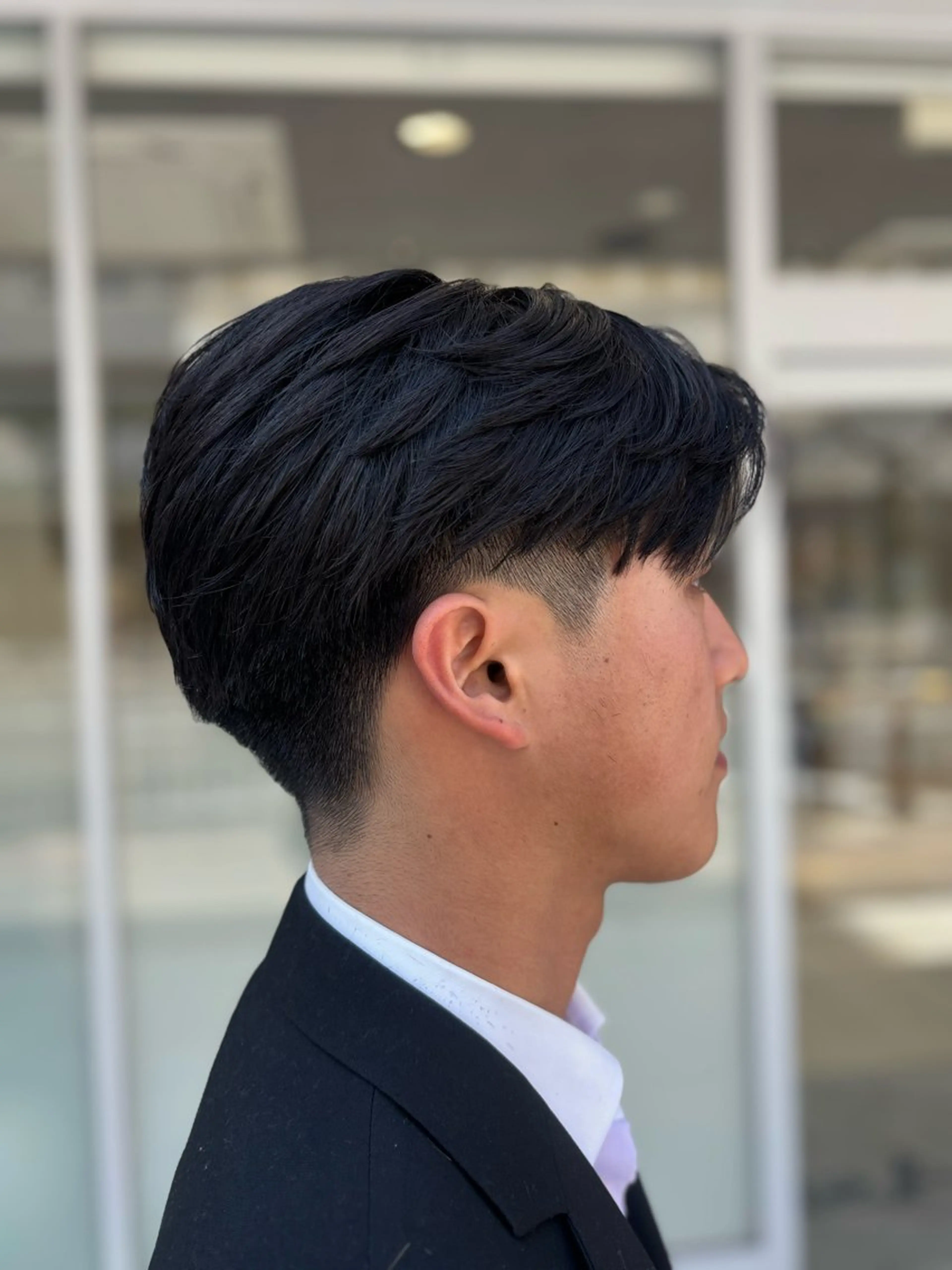 メンズ カット ヘアカラー メンズ特化韓国風 パーマスタイル/りんのヘアスタイル